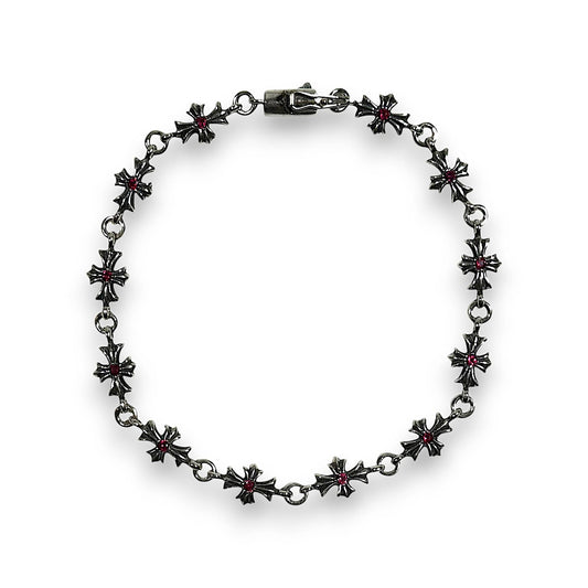 Chrome Hearts Ruby Tiny E Bracelet Authentic Bracelets