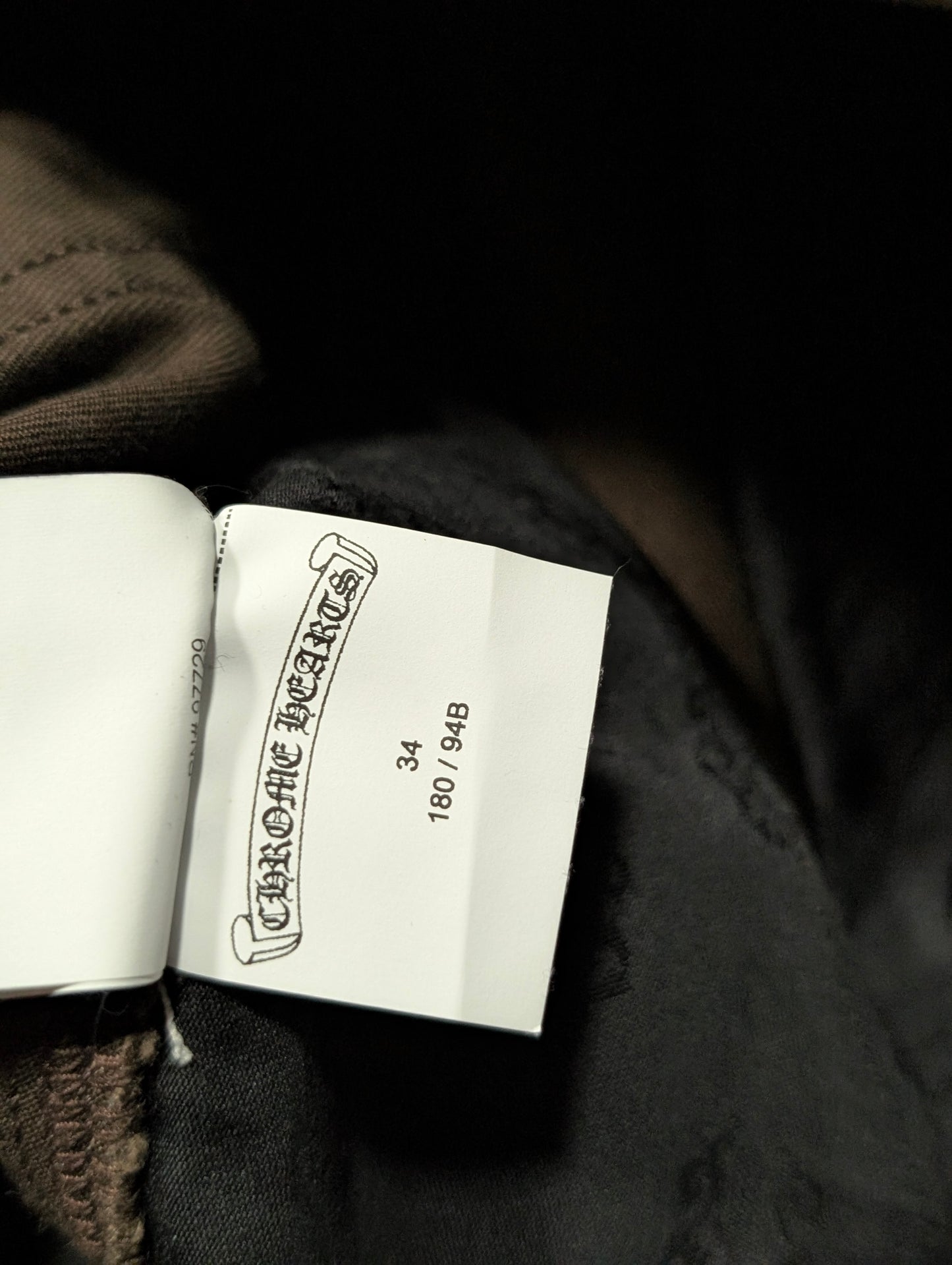 Brown Orange Cross Patch Carpenter Pants Double Knee