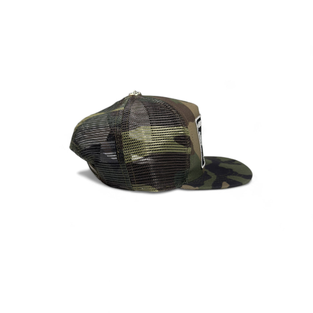 Chrome Hearts Green Camo Trucker Hat Verified YP Collective