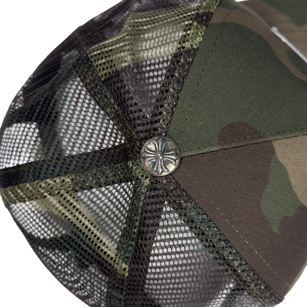Chrome Hearts Green Camo Trucker Hat Archival