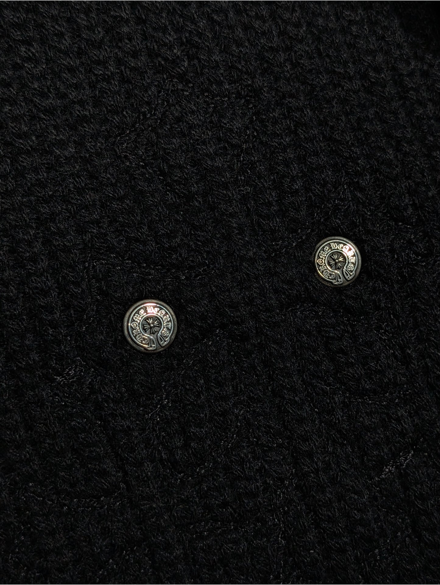 chrome hearts black cardigan