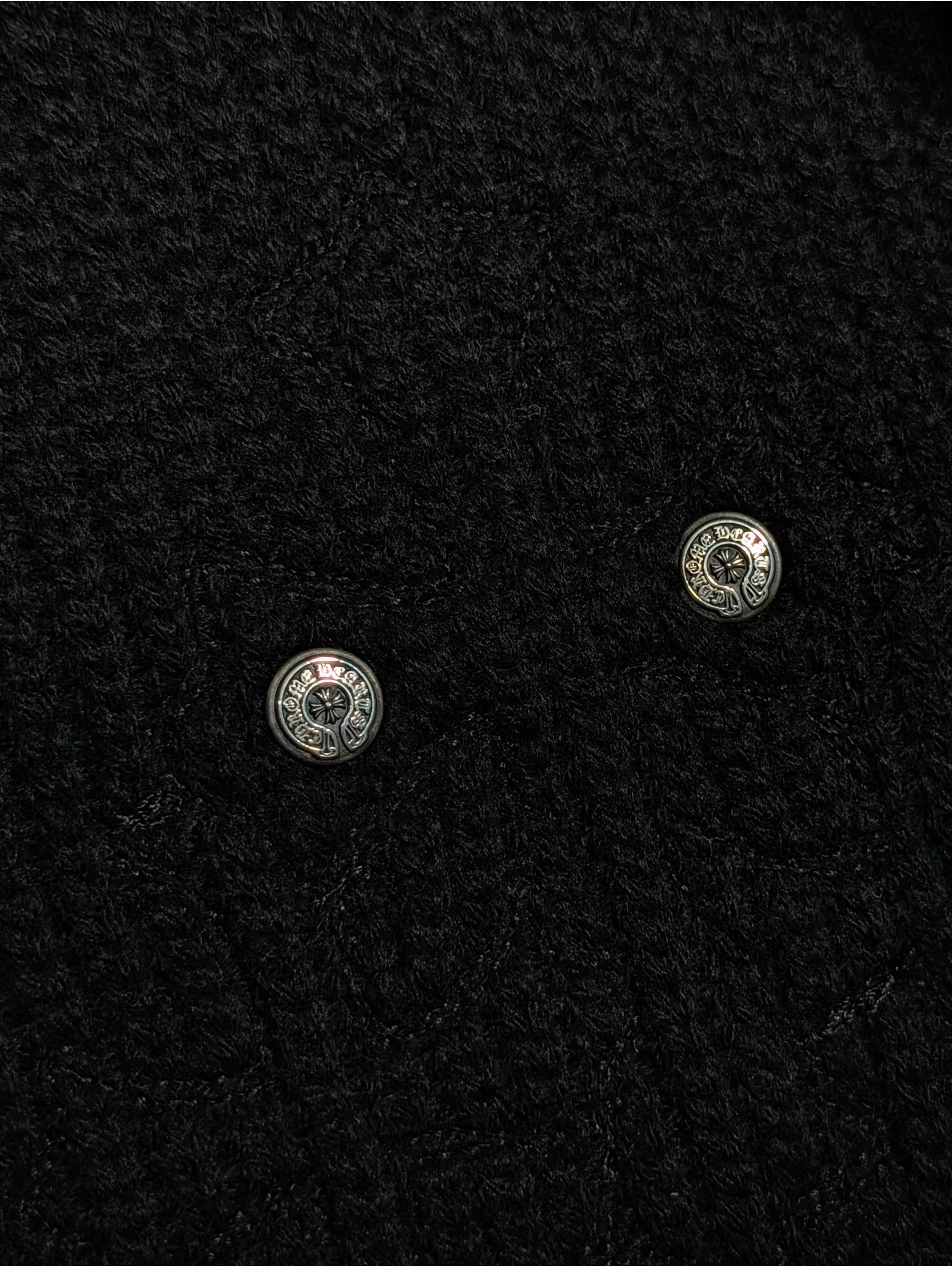 chrome hearts black cardigan