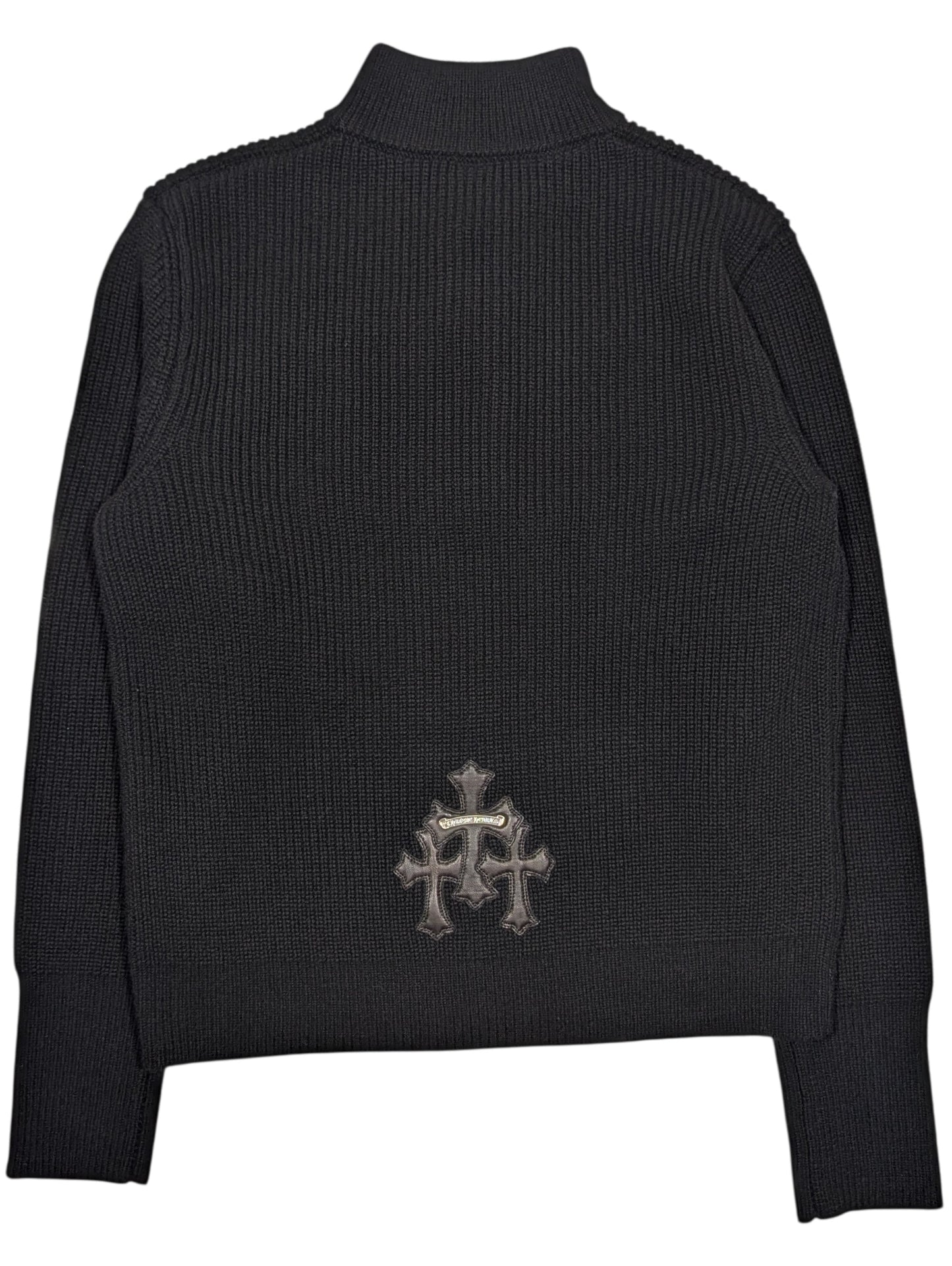 chrome hearts cashmere quarter zip