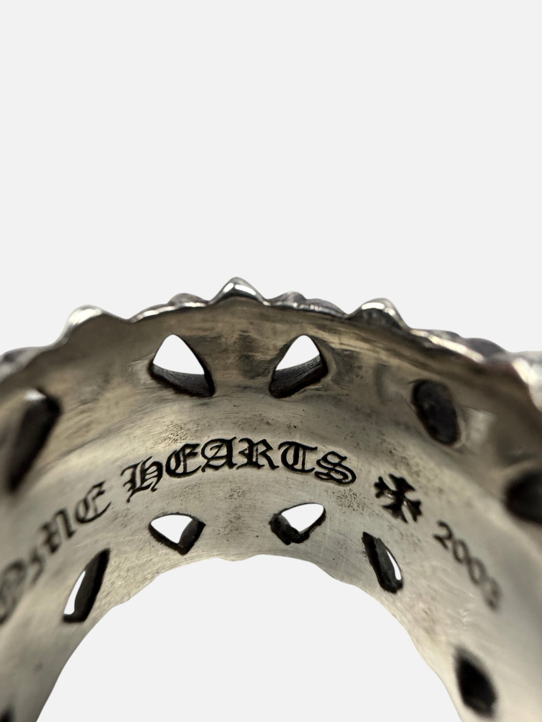 Cemetery Cross Ring by Chrome Hearts Stacked CH Cross Motif