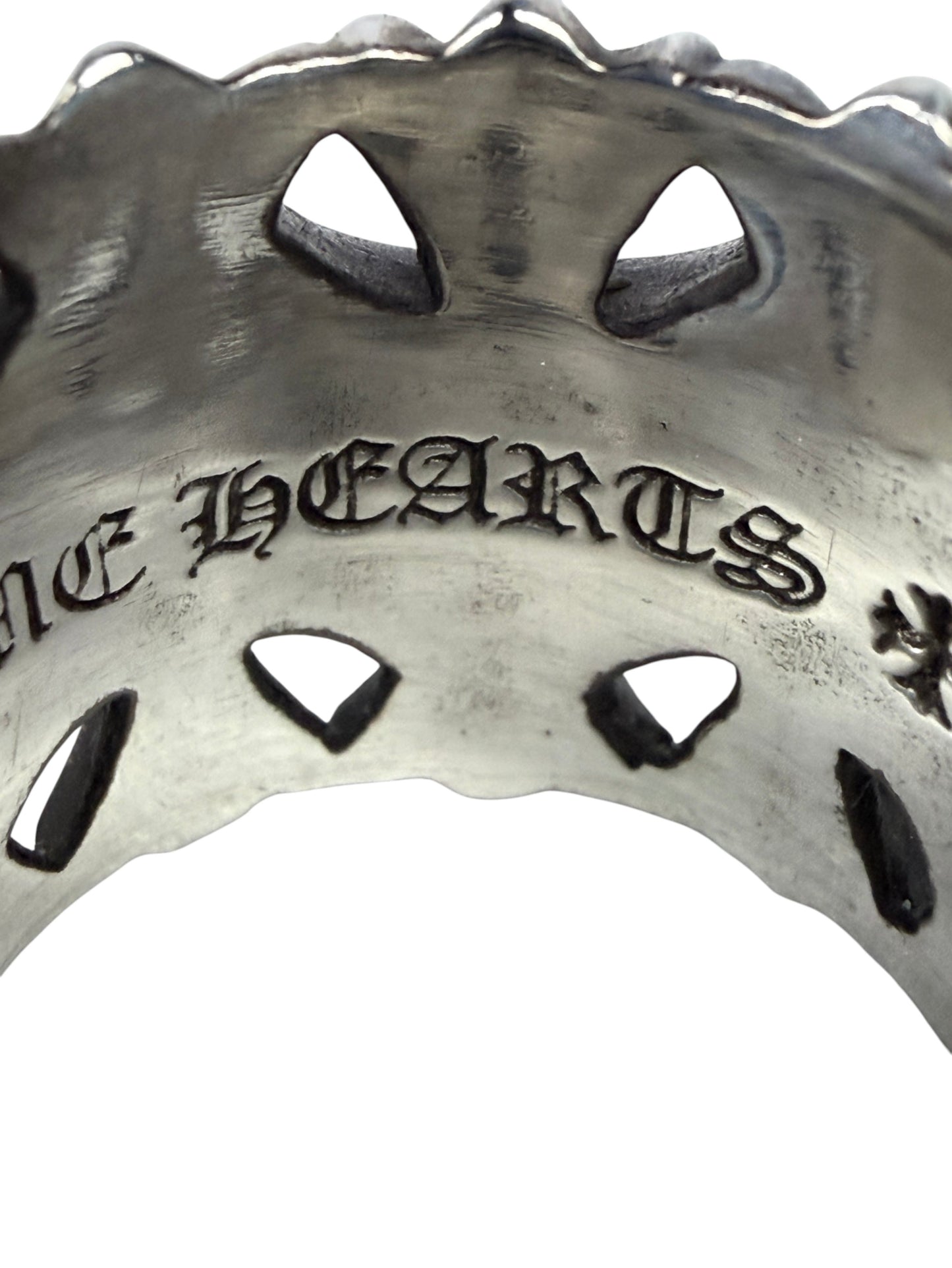 Chrome Hearts Cemetery Cross Ring Solid Silver