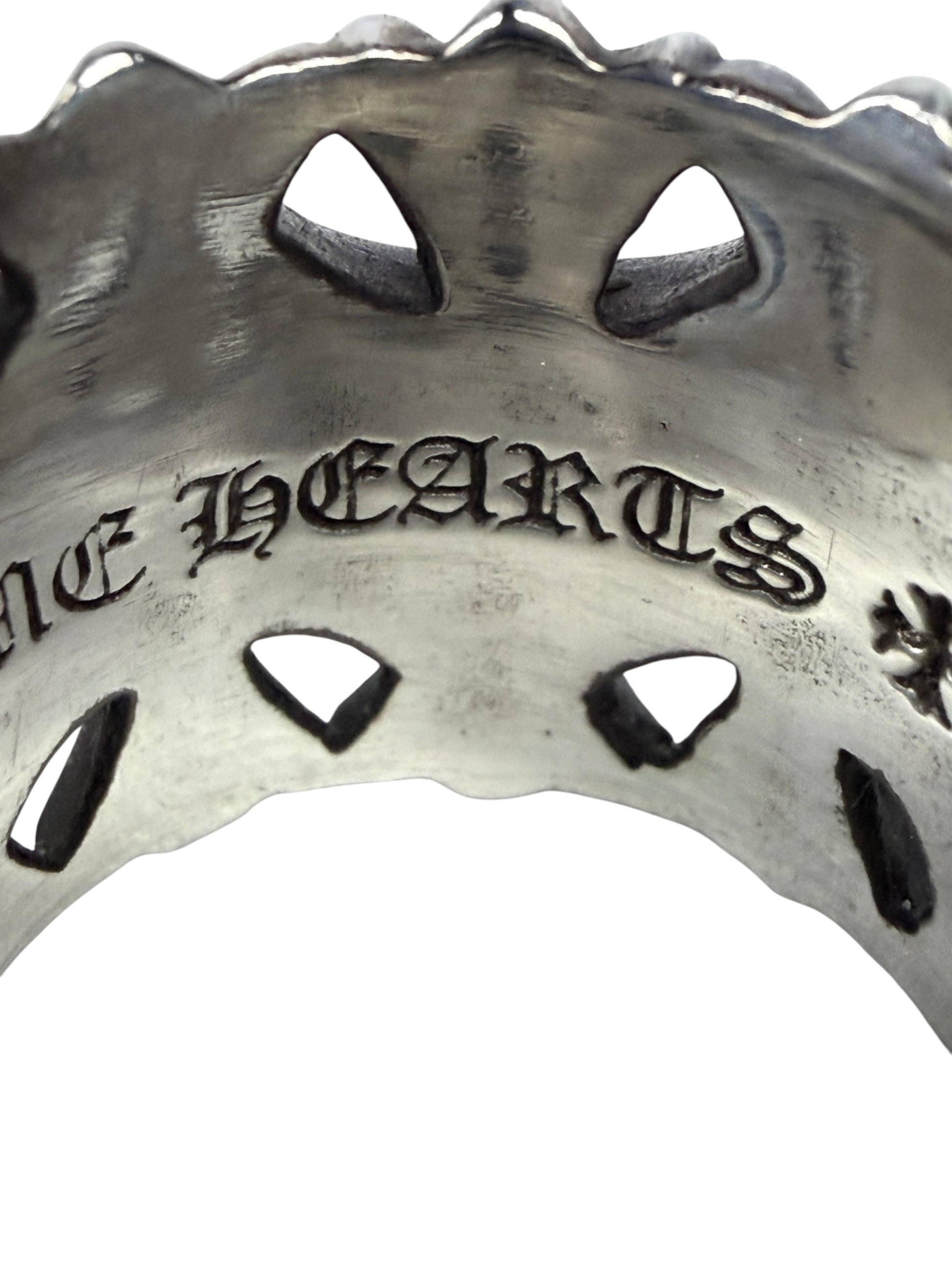 Chrome Hearts Cemetery Cross Ring Solid Silver