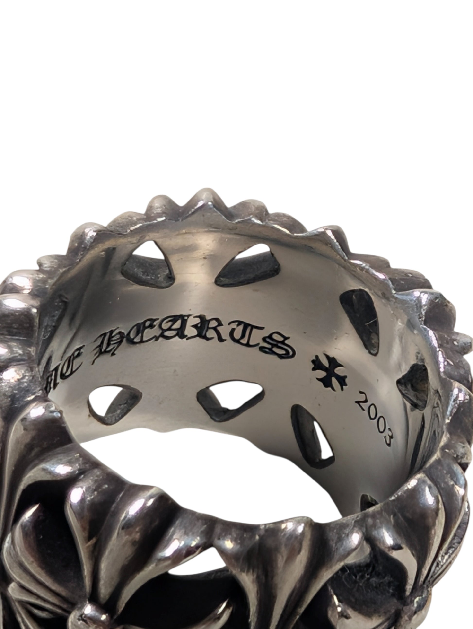 chrome hearts cemetery cross ring