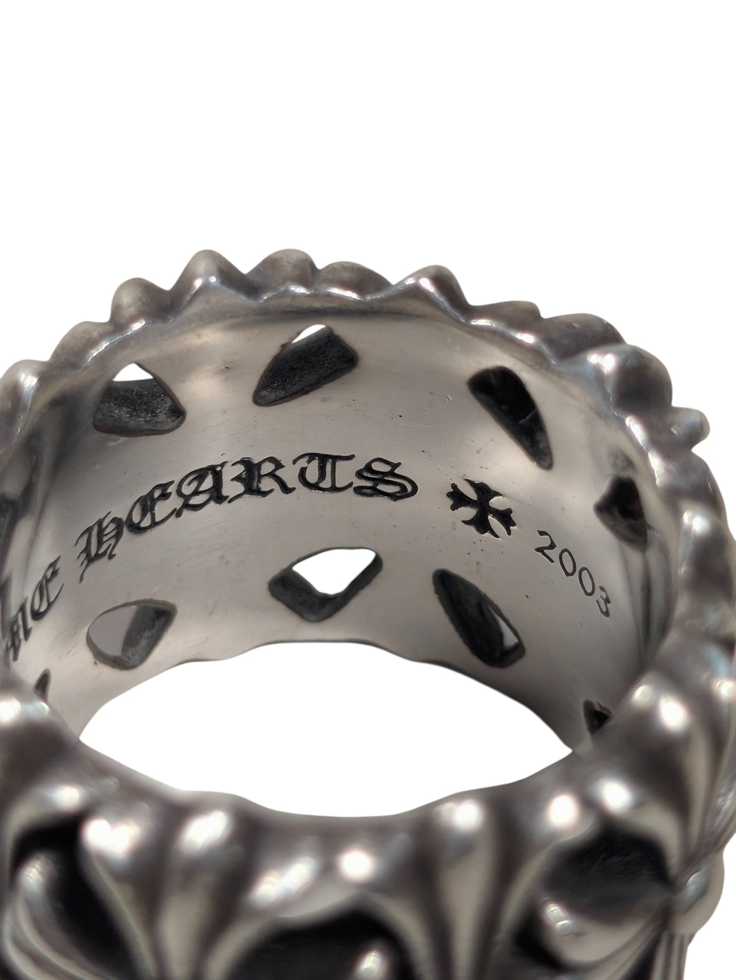 chrome hearts cemetery ring 925 silver