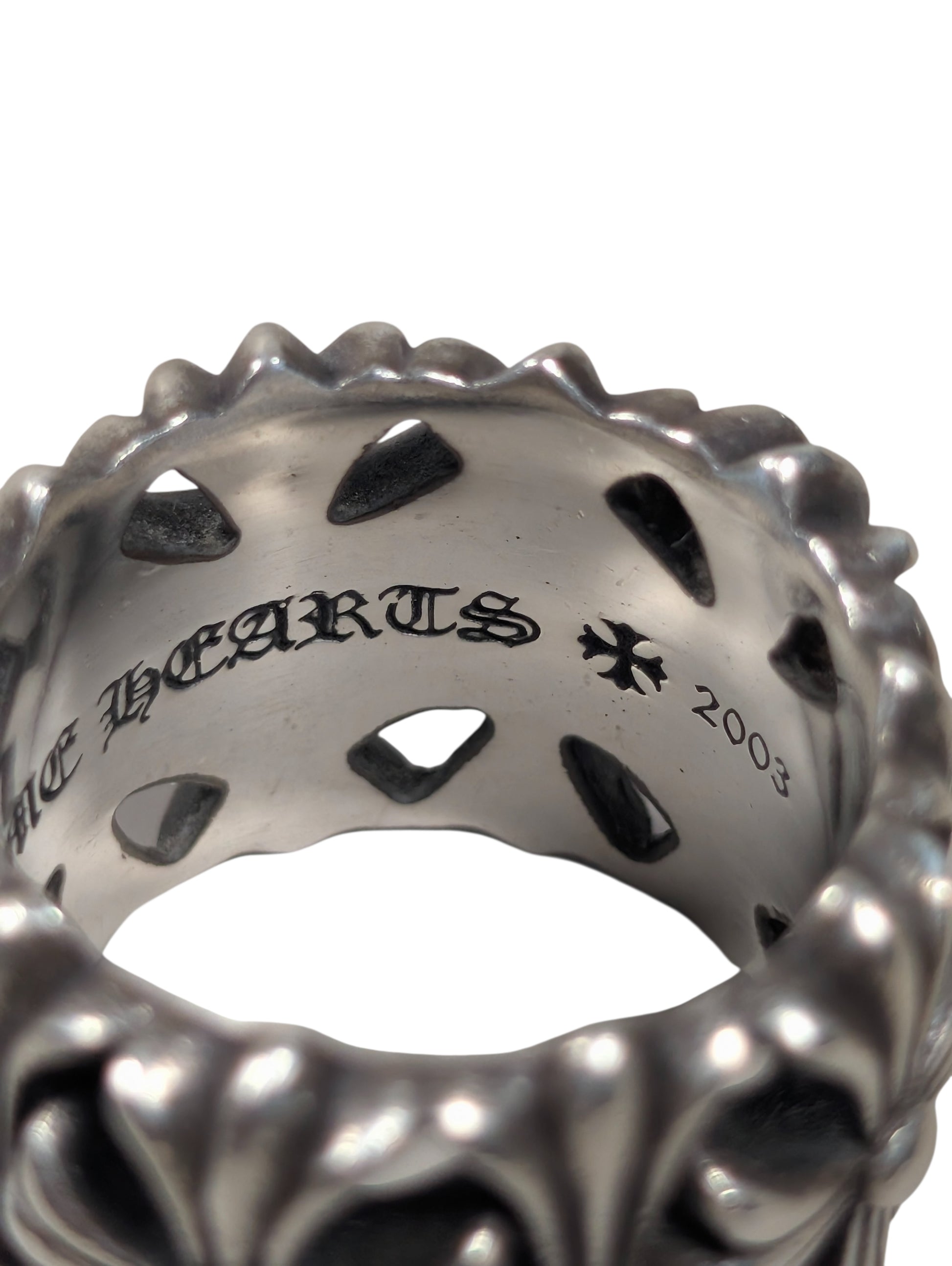 chrome hearts cemetery ring 925 silver
