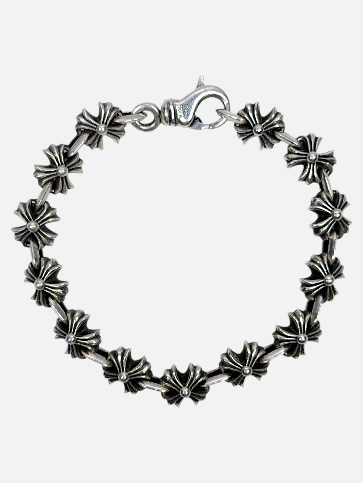 Chrome Hearts CH Plus X Link Bracelet .925 Silver 13 Plus Cross Links