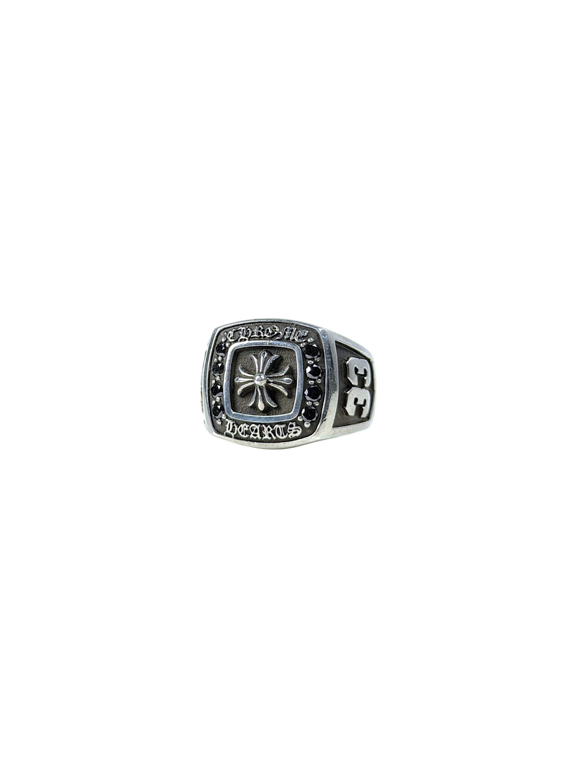 Chrome Hearts .925 Stamped Silver Championship Ring