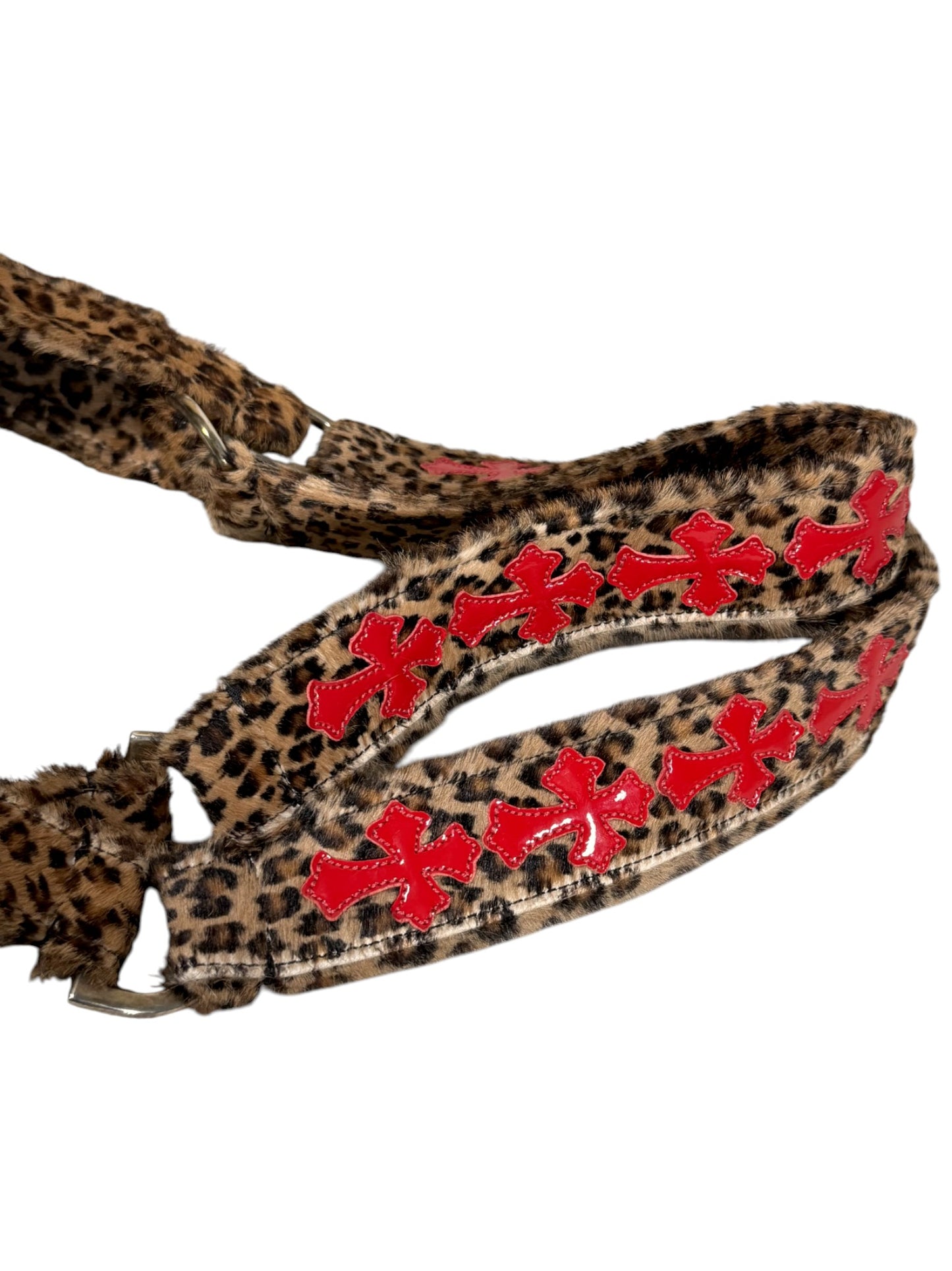 Red Cross Patch Cheetah Nip & Tuck Handbag