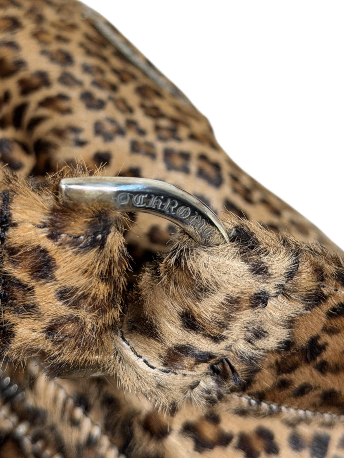 Red Cross Patch Cheetah Nip & Tuck Handbag