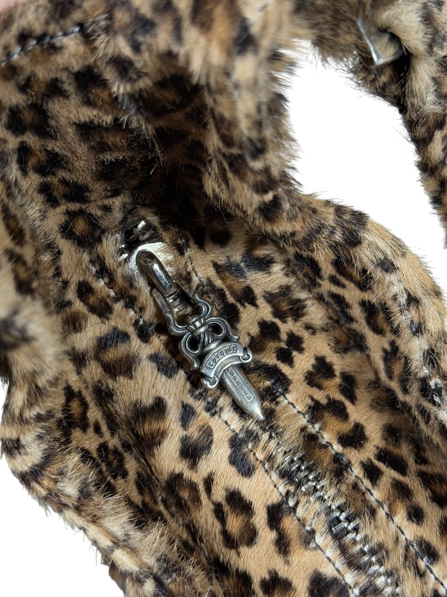 Red Cross Patch Cheetah Nip & Tuck Handbag