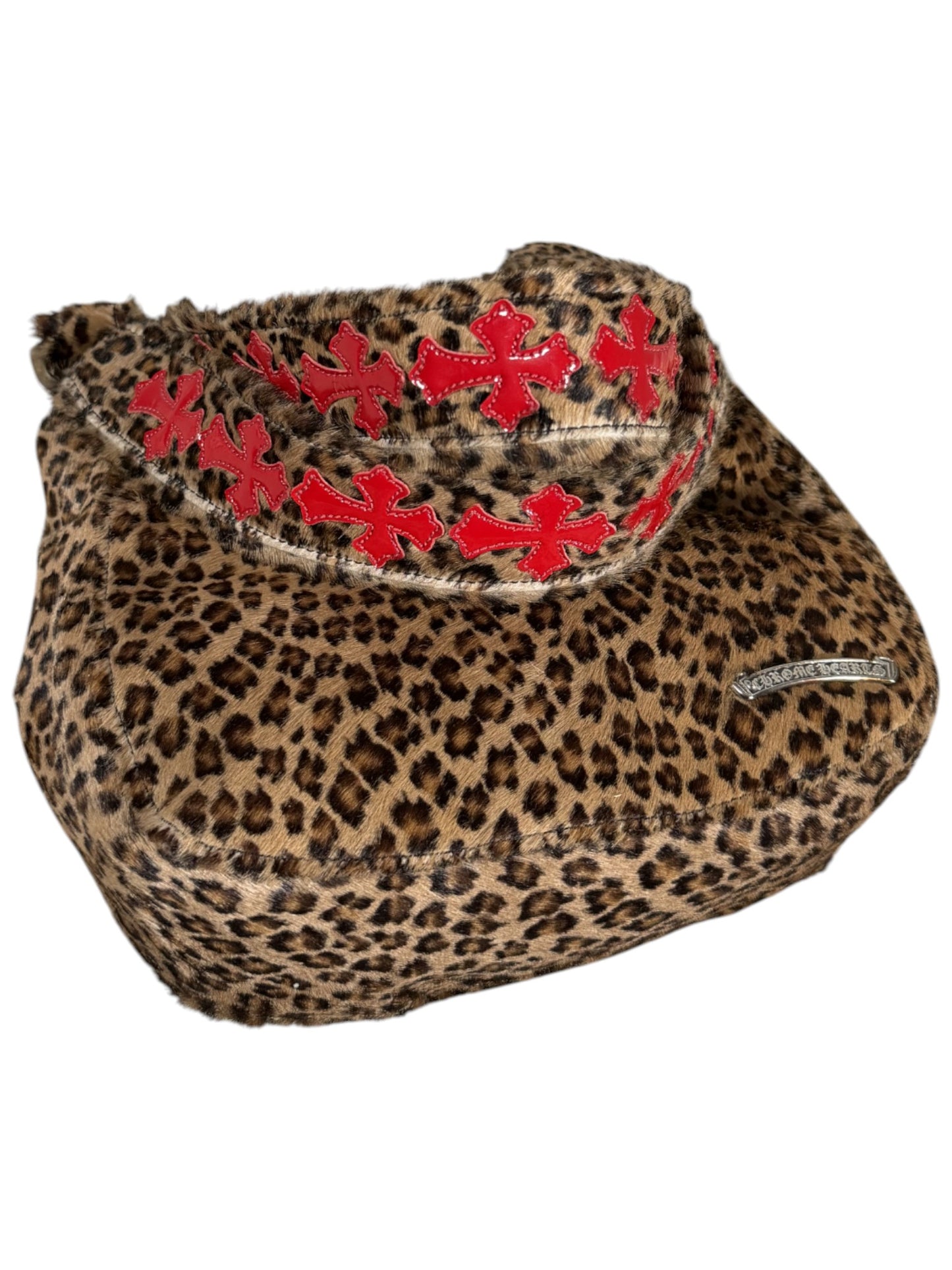Red Cross Patch Cheetah Nip & Tuck Handbag