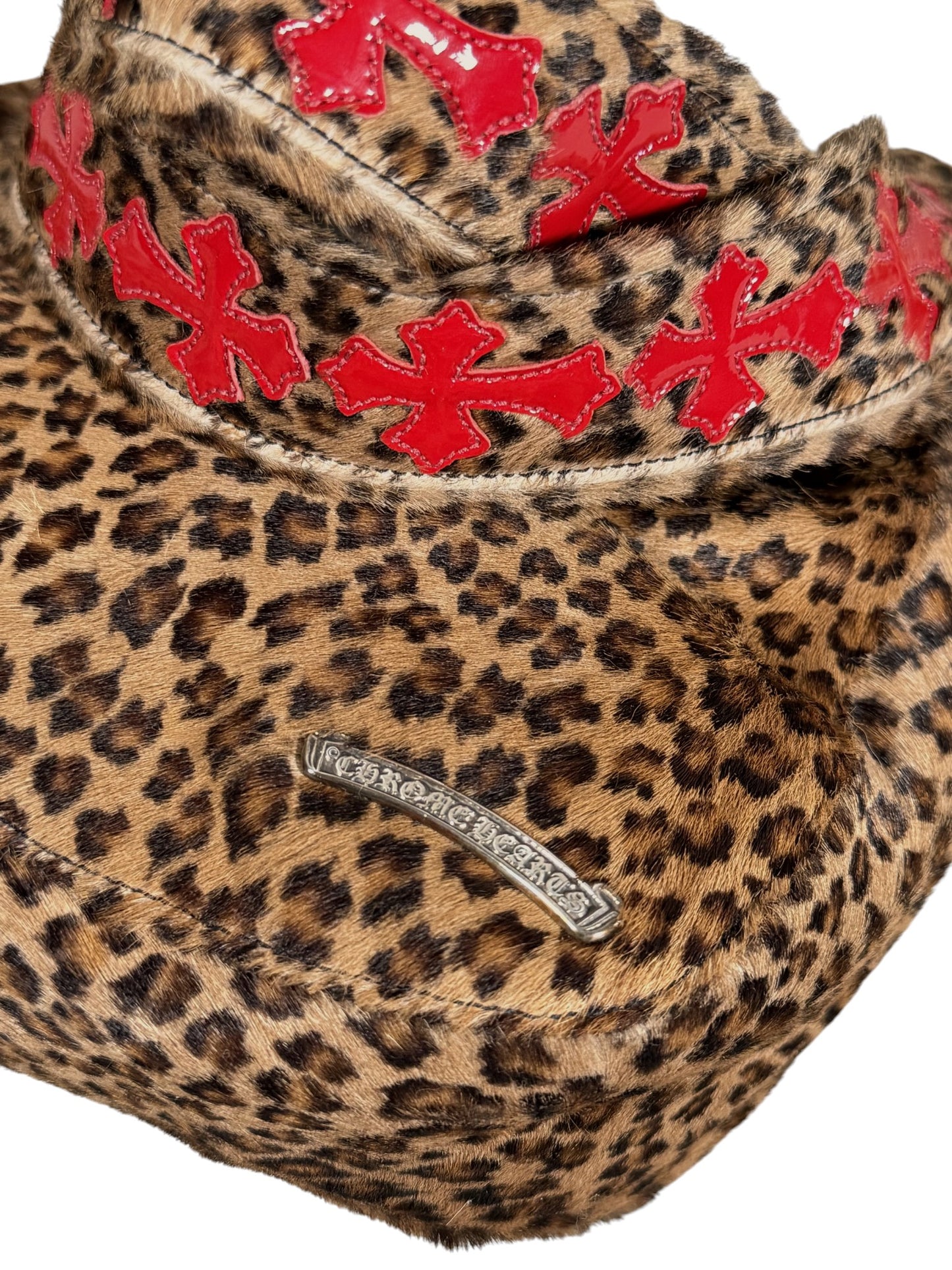 Red Cross Patch Cheetah Nip & Tuck Handbag