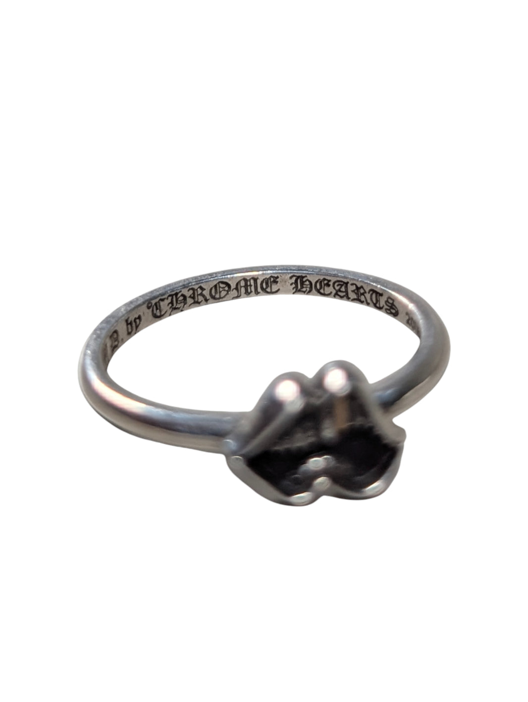 Chrome Hearts Silver Matty Boy Bubblegum Chomper Ring Gold Tooth Archival