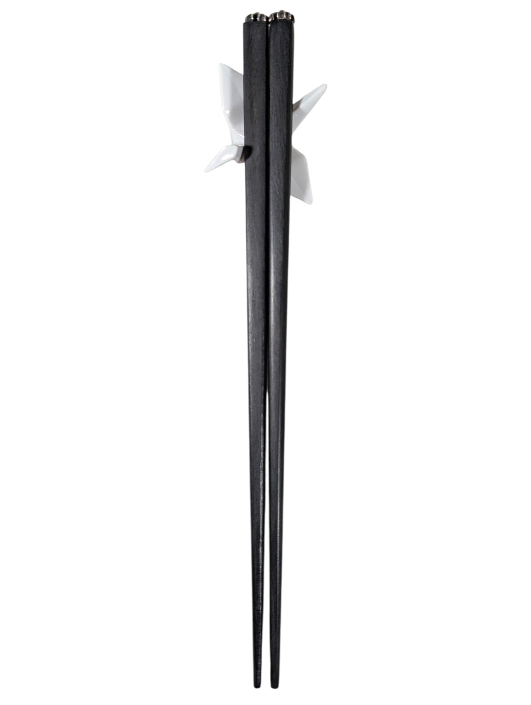 Ebony Wood Chopsticks Silver Cross Plus