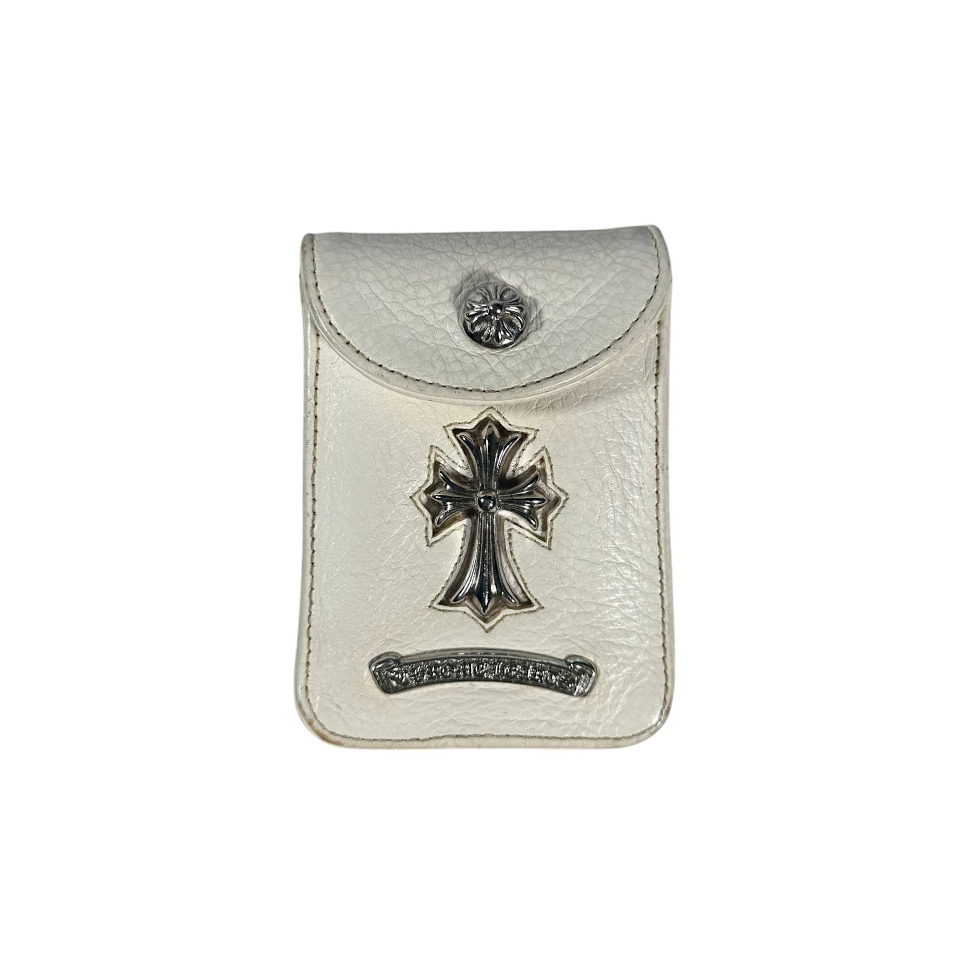 Cigarette Case Belt Loop Leather Cross by Chrome Hearts
