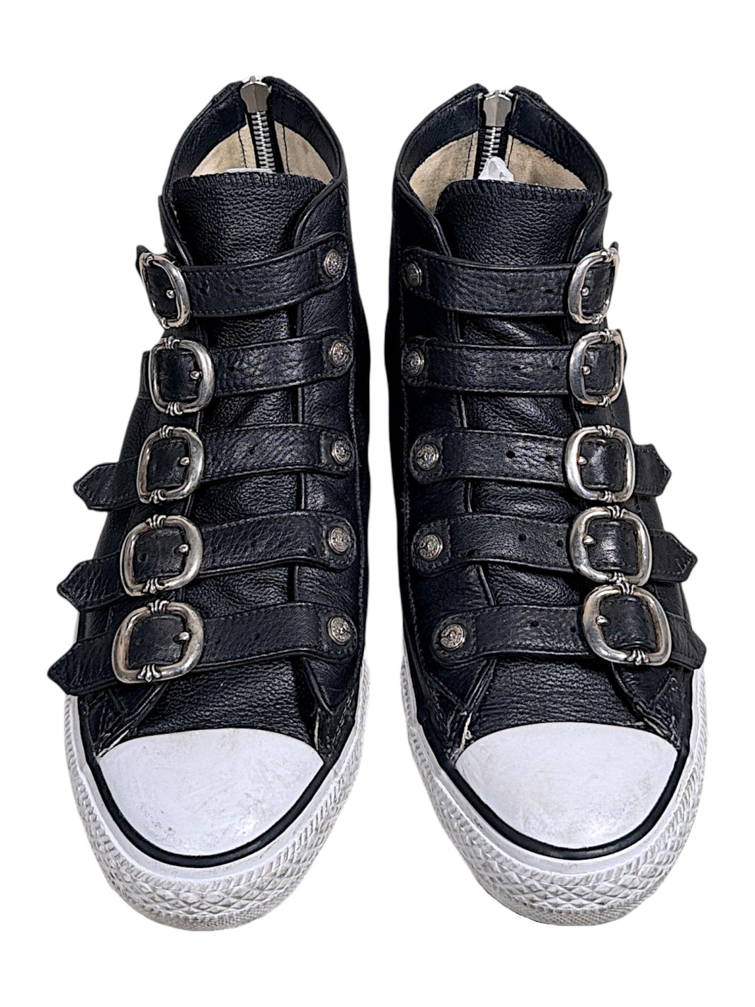 Chrome Hearts Gunslinger Buckle Leather Converse Black Archival