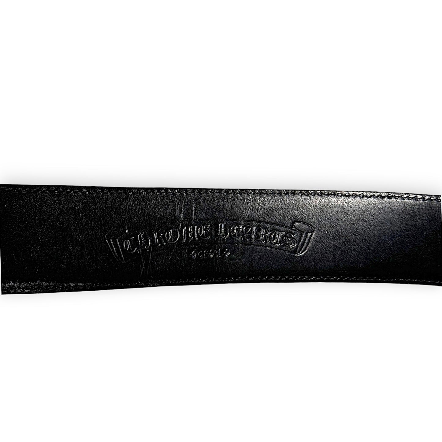 Black Chrome Hearts belt