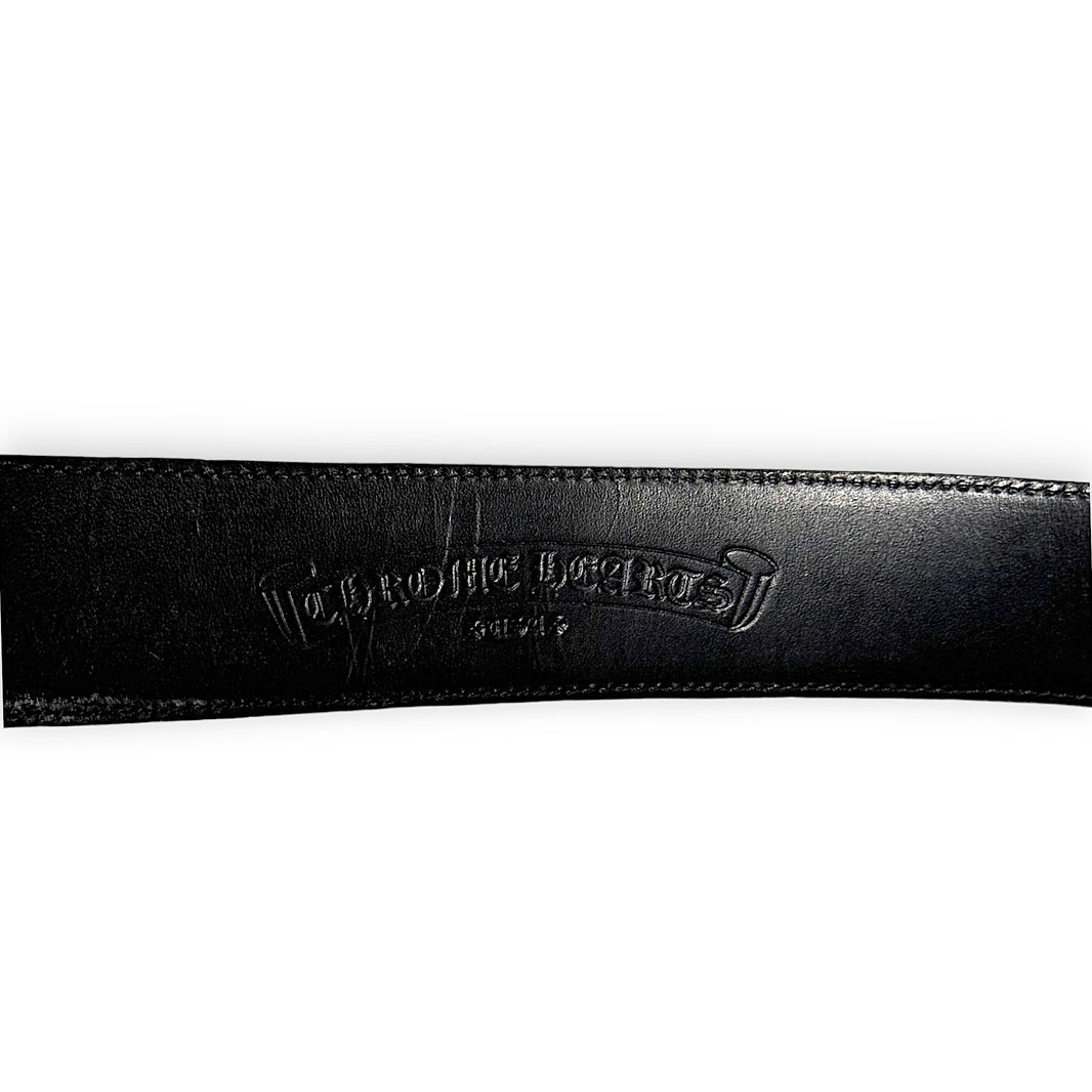 Black Chrome Hearts Belt