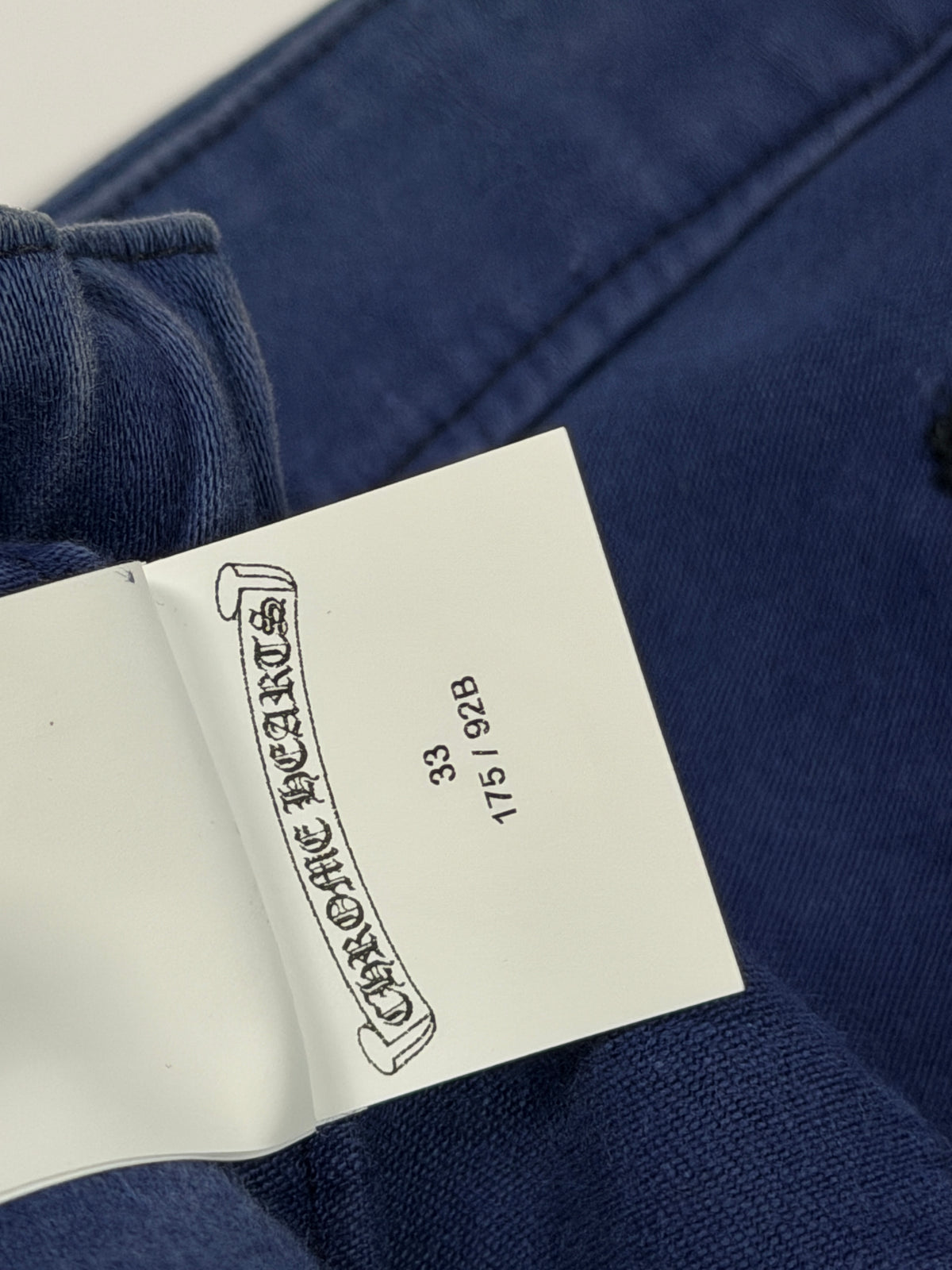 Navy Cross Patch Chrome Hearts Vintage Trousers Size 33