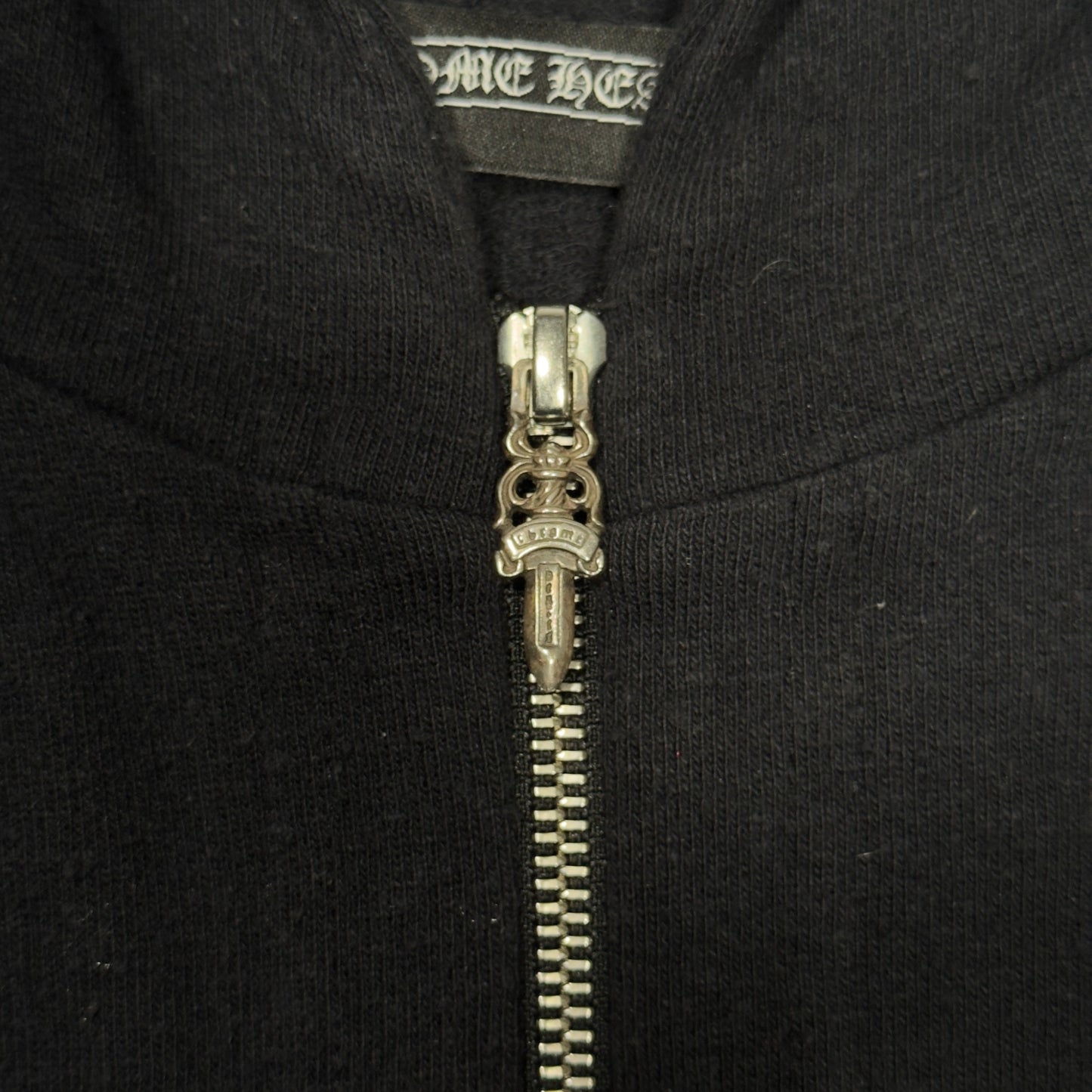 Vintage Half Zip Cross Patch Hoodie