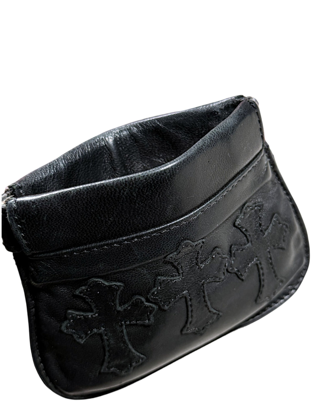Chrome Hearts Cross Patch Coin Pouch Wallet Snap Back Verified YP Collective