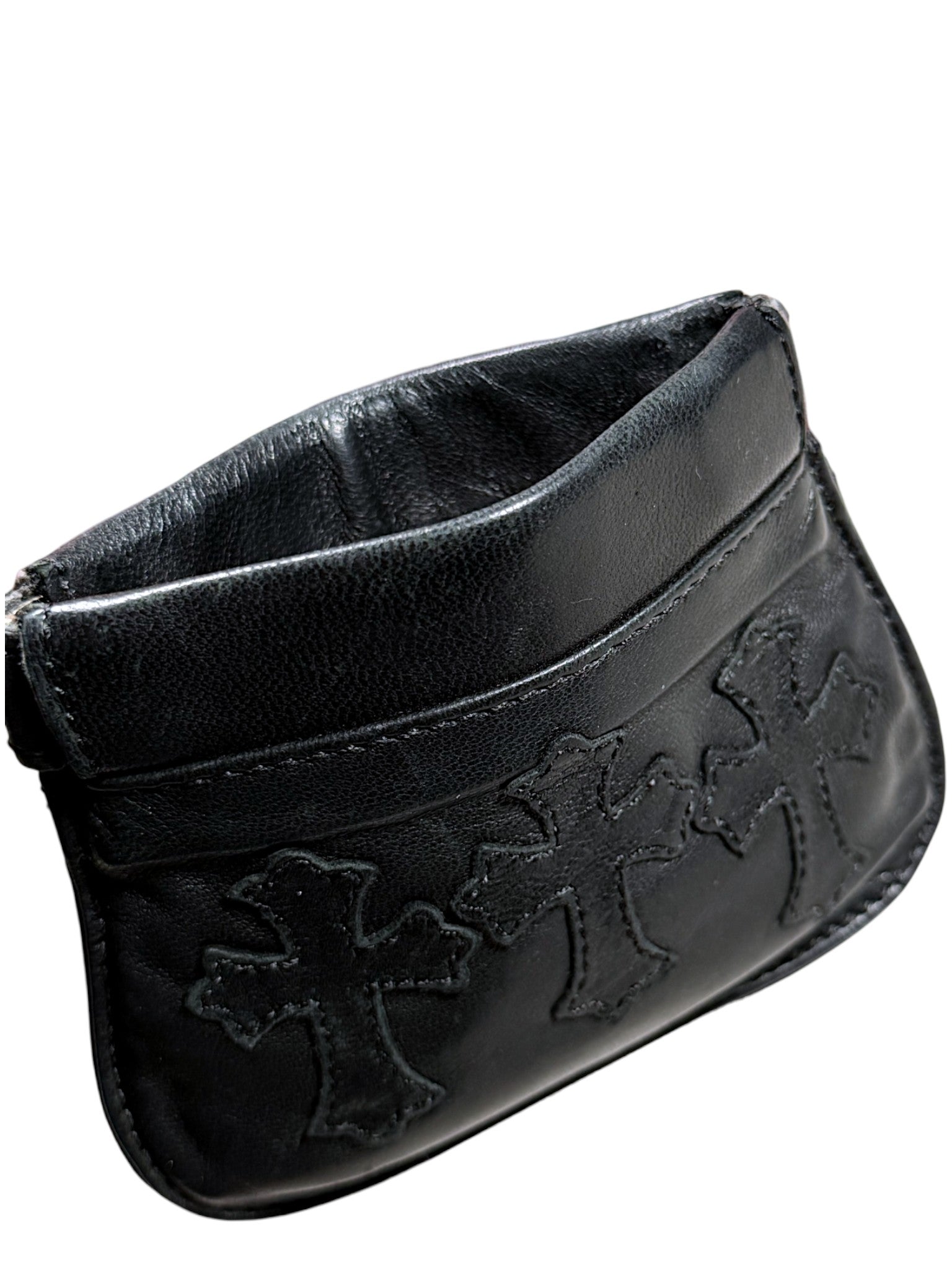 Chrome Hearts Cross Patch Coin Pouch Wallet Snap Back Verified YP Collective