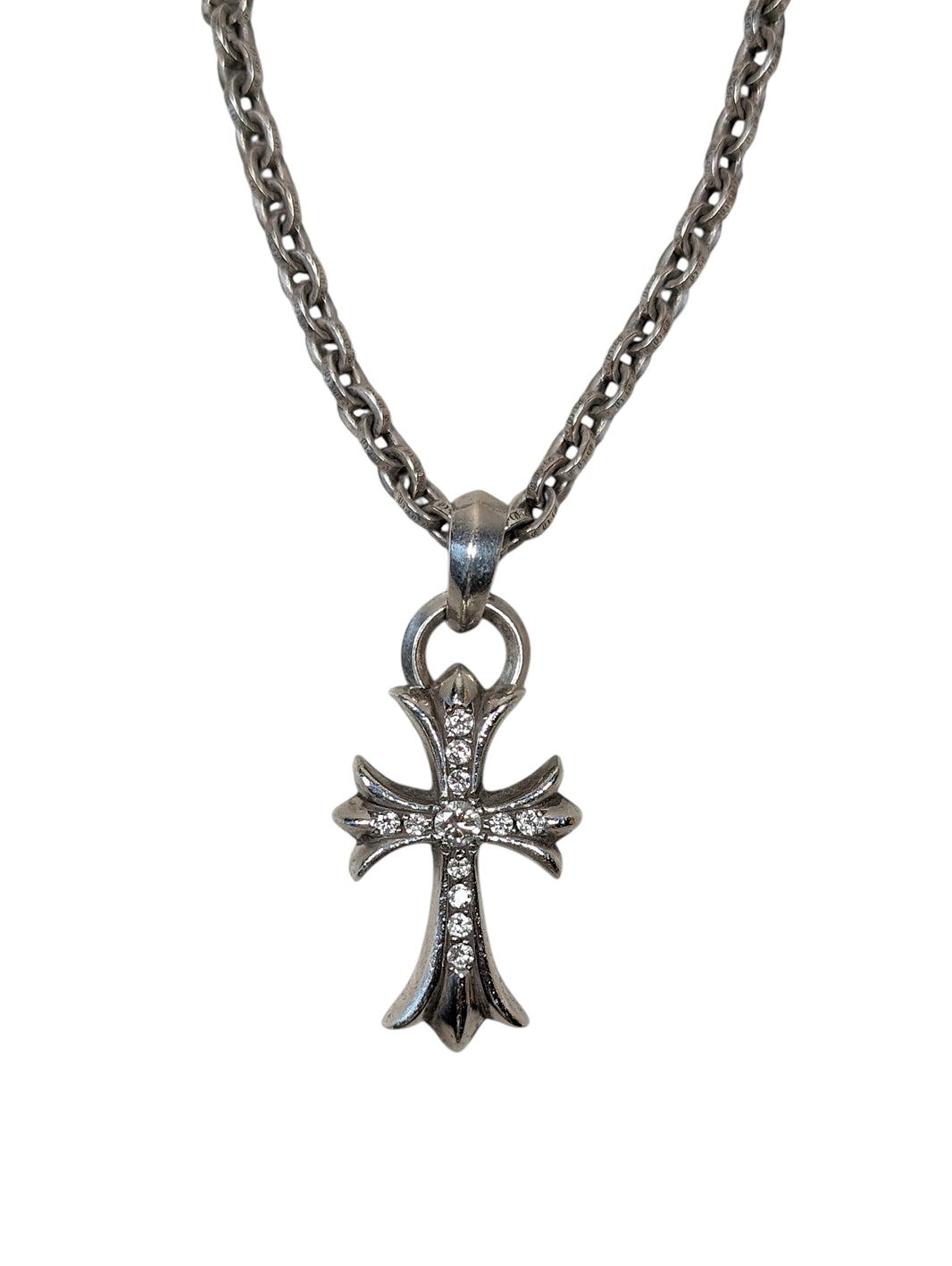 Chrome Hearts Paperchain Necklace .925 Silver Sterling Silver Hardware