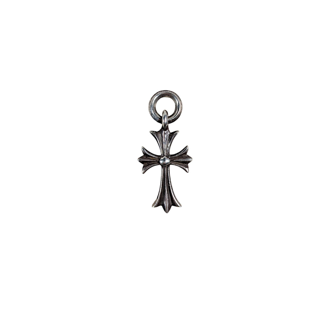 Chrome Hearts Silver Cross Pendant Sterling Silver Hardware