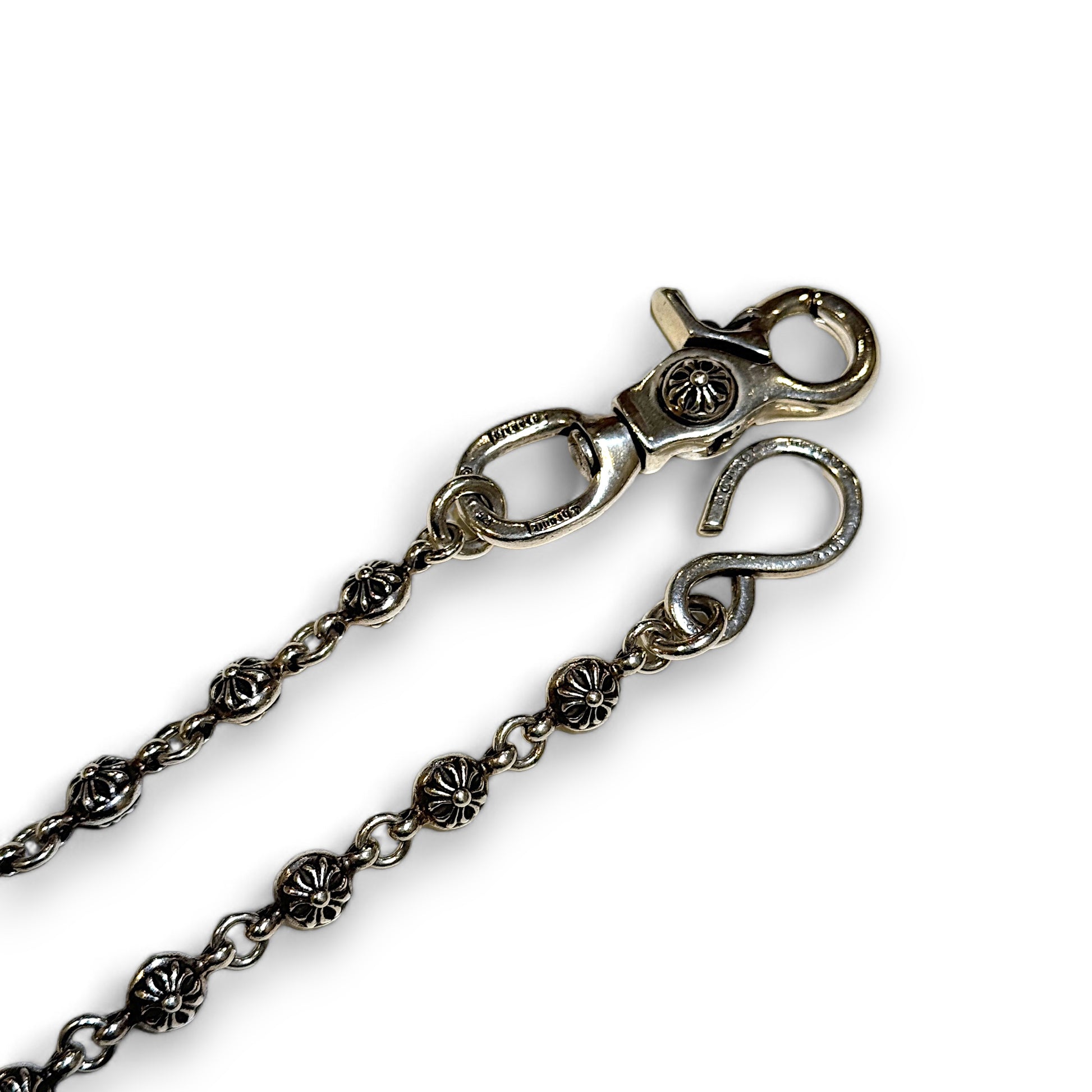 Chrome Hearts cross ball wallet chain