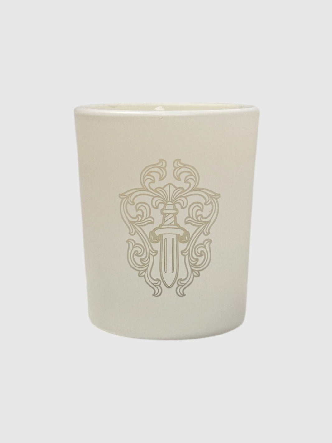 Dagger Filigree Chrome Hearts White Scented Candle
