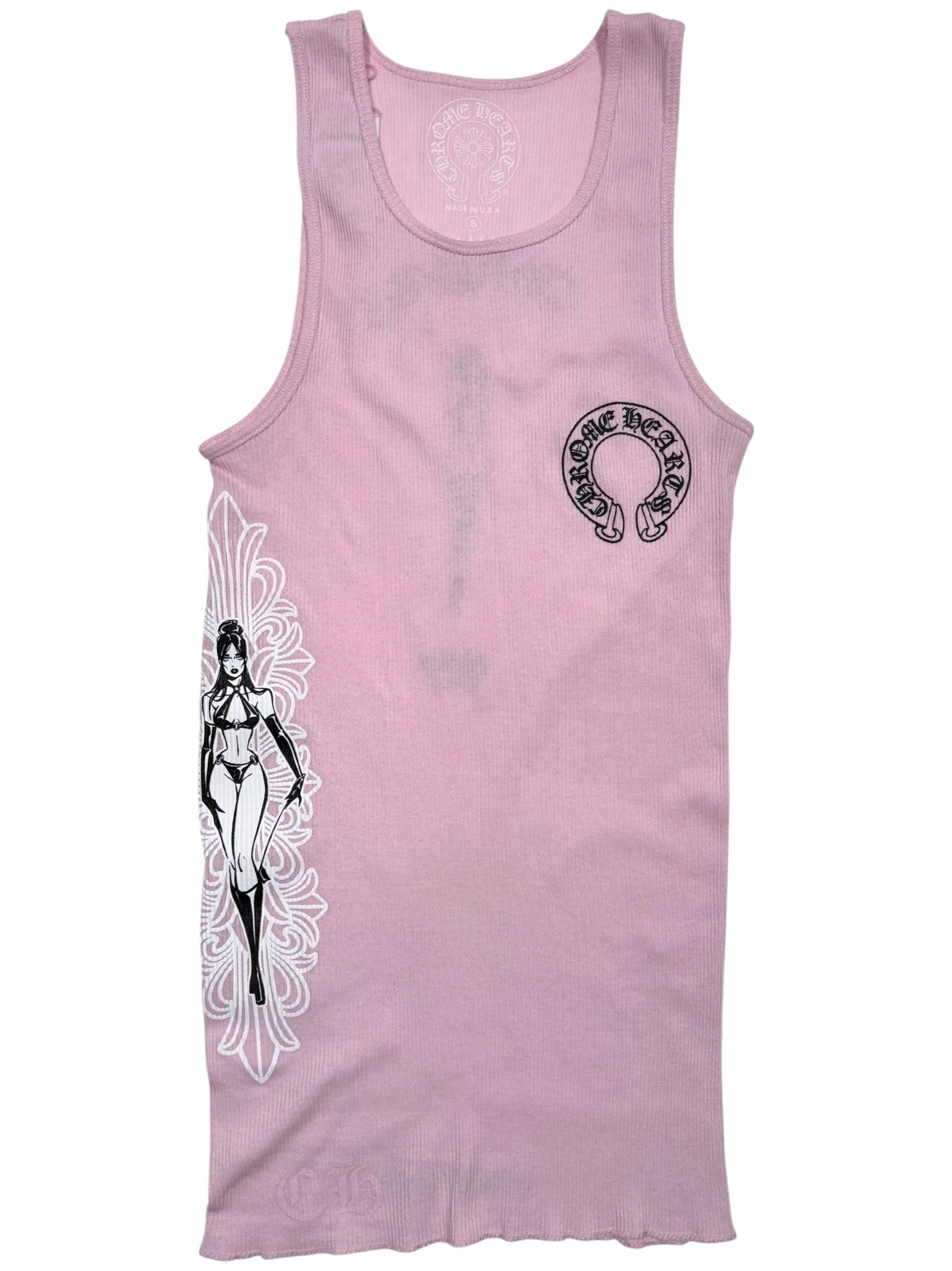 Chrome Hearts Pink Deadly Doll Tank Top | YP Collective