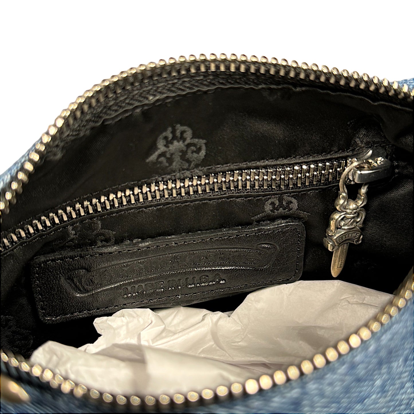 Denim Chicken Bag Nugget Chrome Hearts