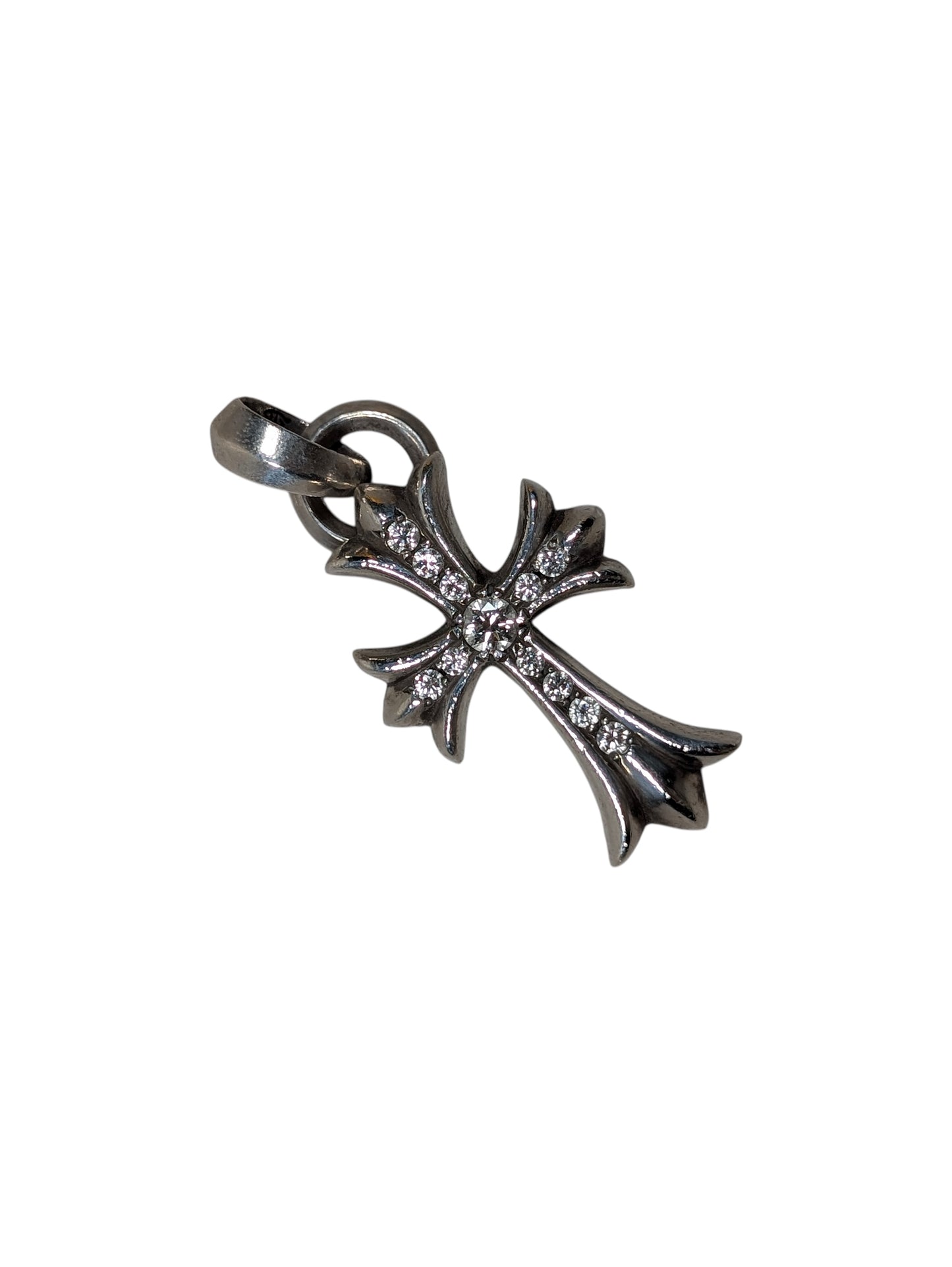 Pave Diamond Small Cross Pendant