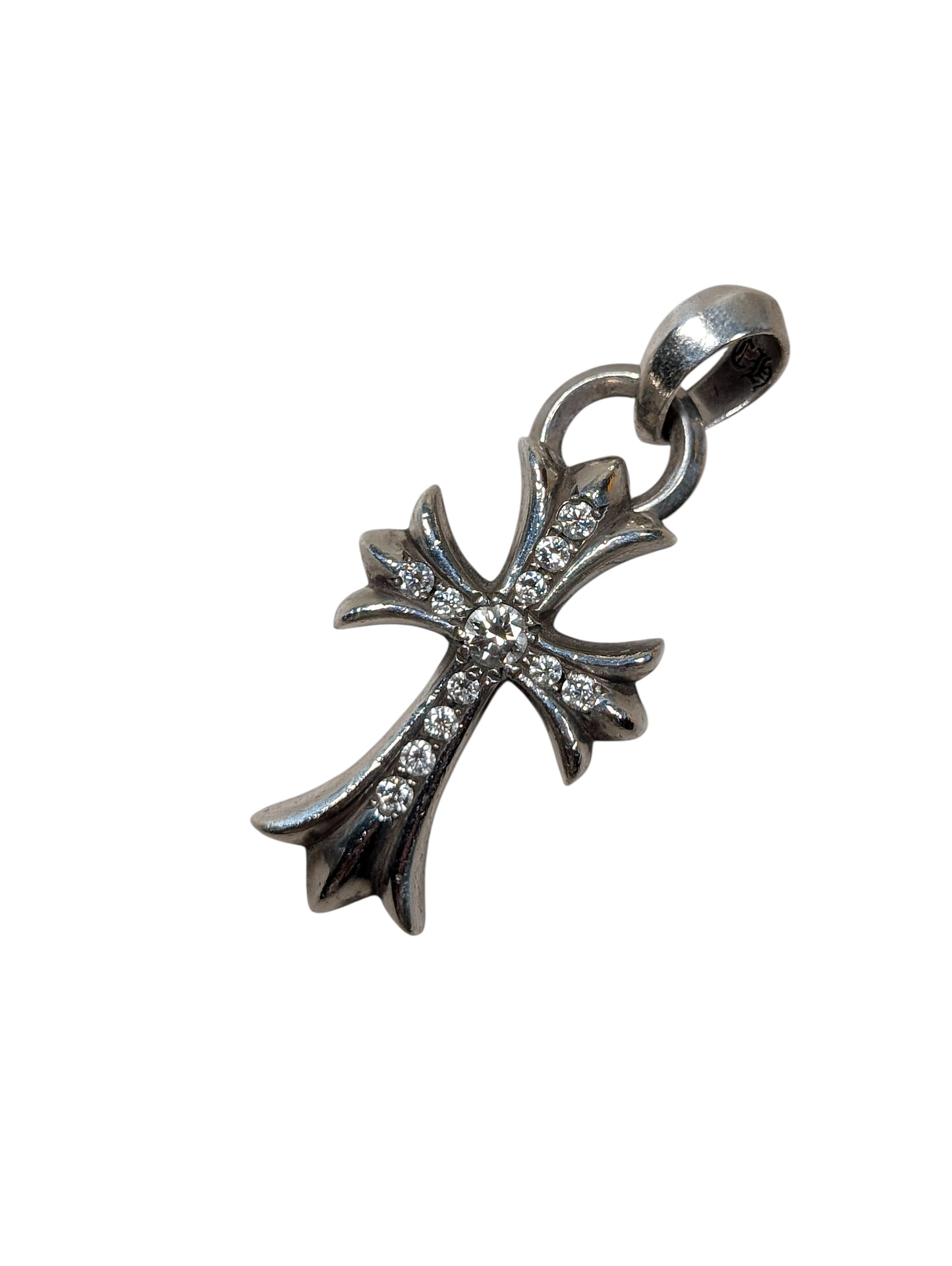 Pave Diamond Small Cross Pendant