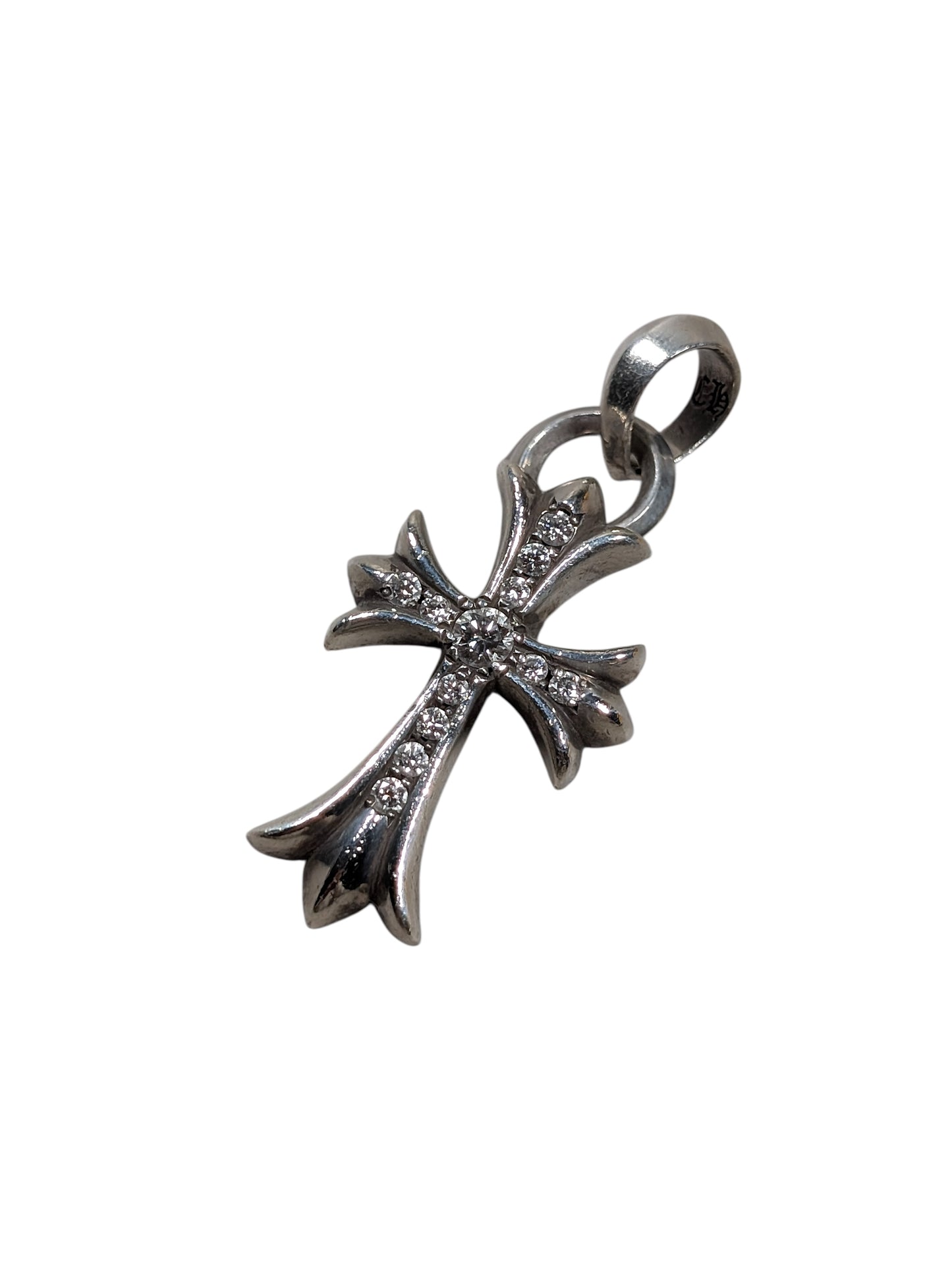 Pave Diamond Small Cross Pendant