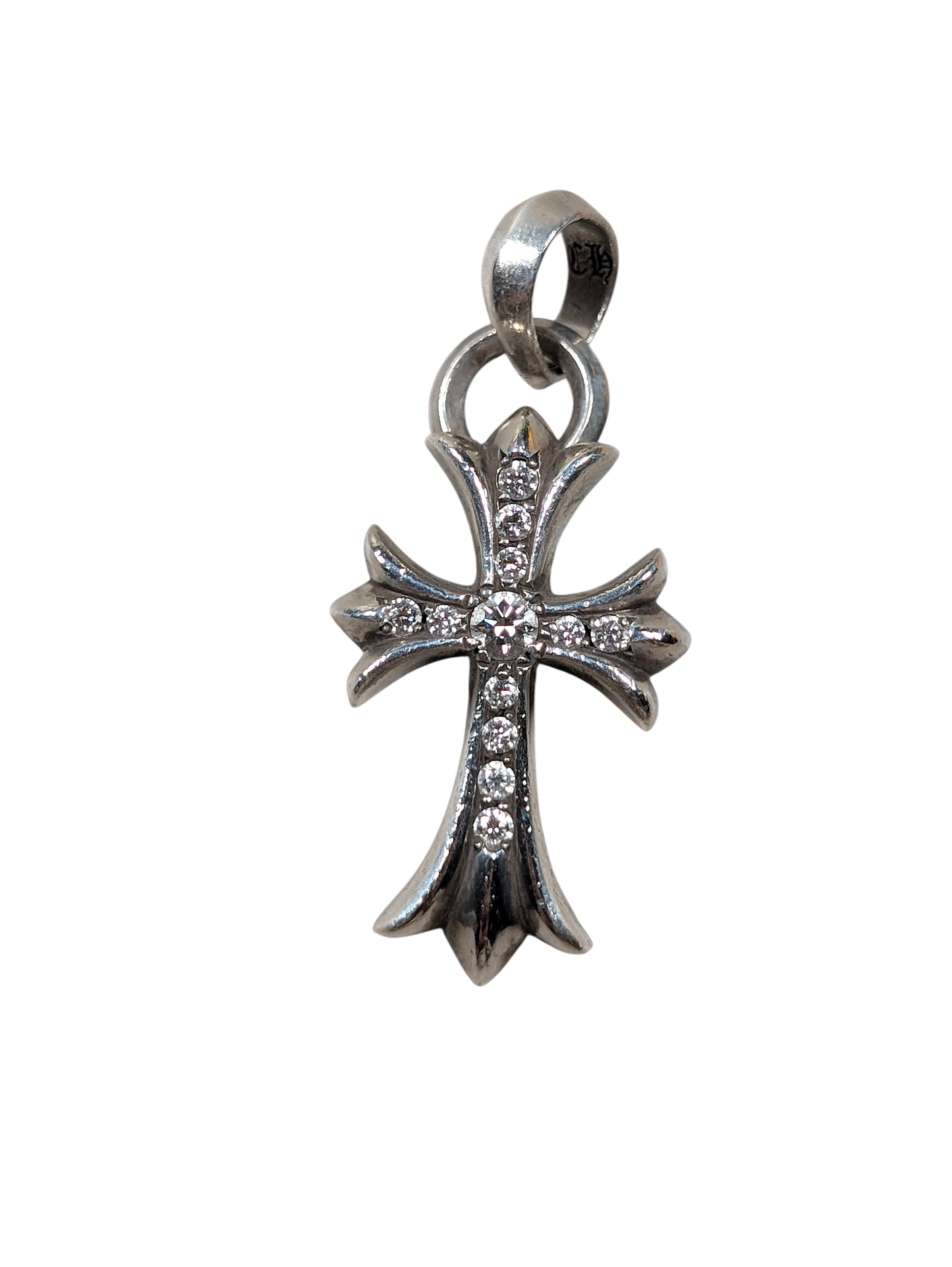 Pave Diamond Small Cross Pendant