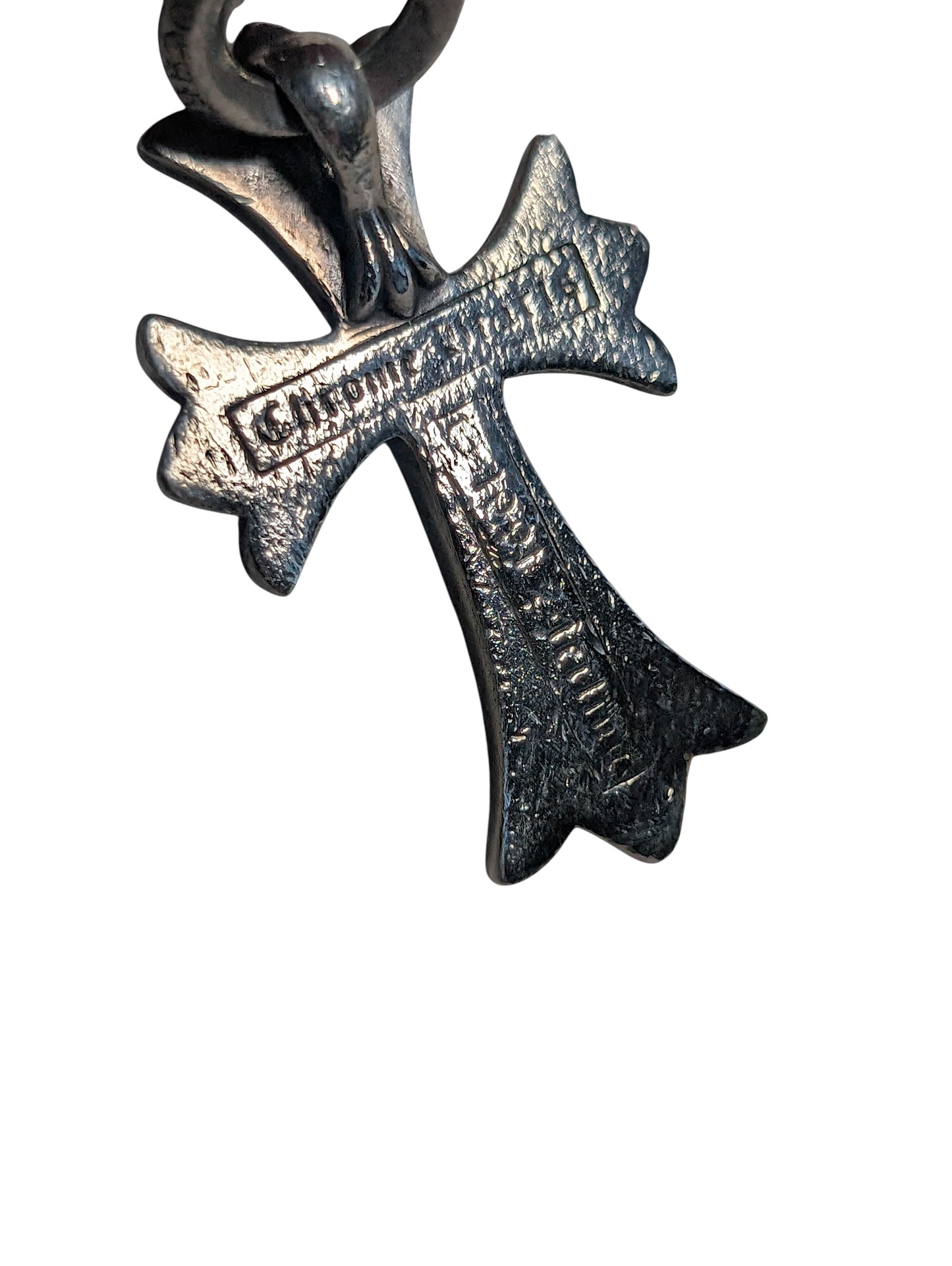 Chrome Hearts Pave Diamond Small Cross Pendant Rare Collectible