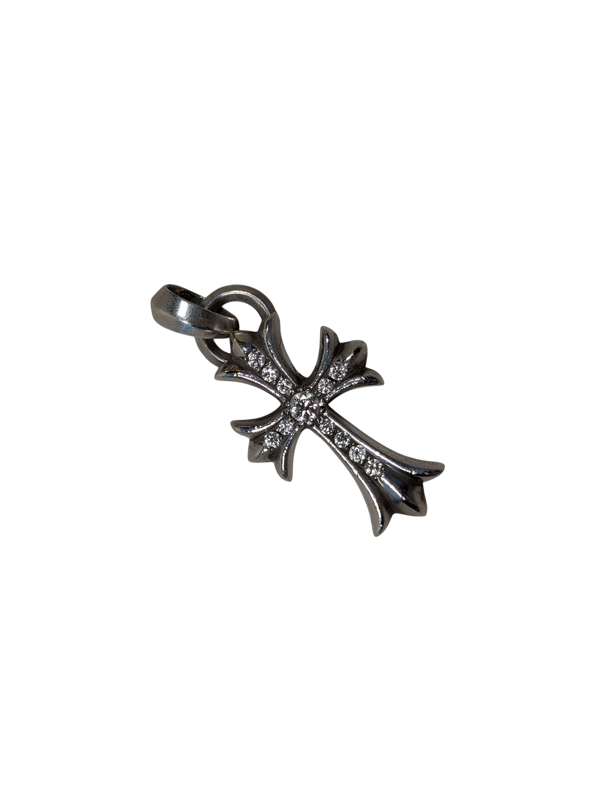 Chrome Hearts Pave Diamond Small Cross Pendant Hand-Selected Collector Piece