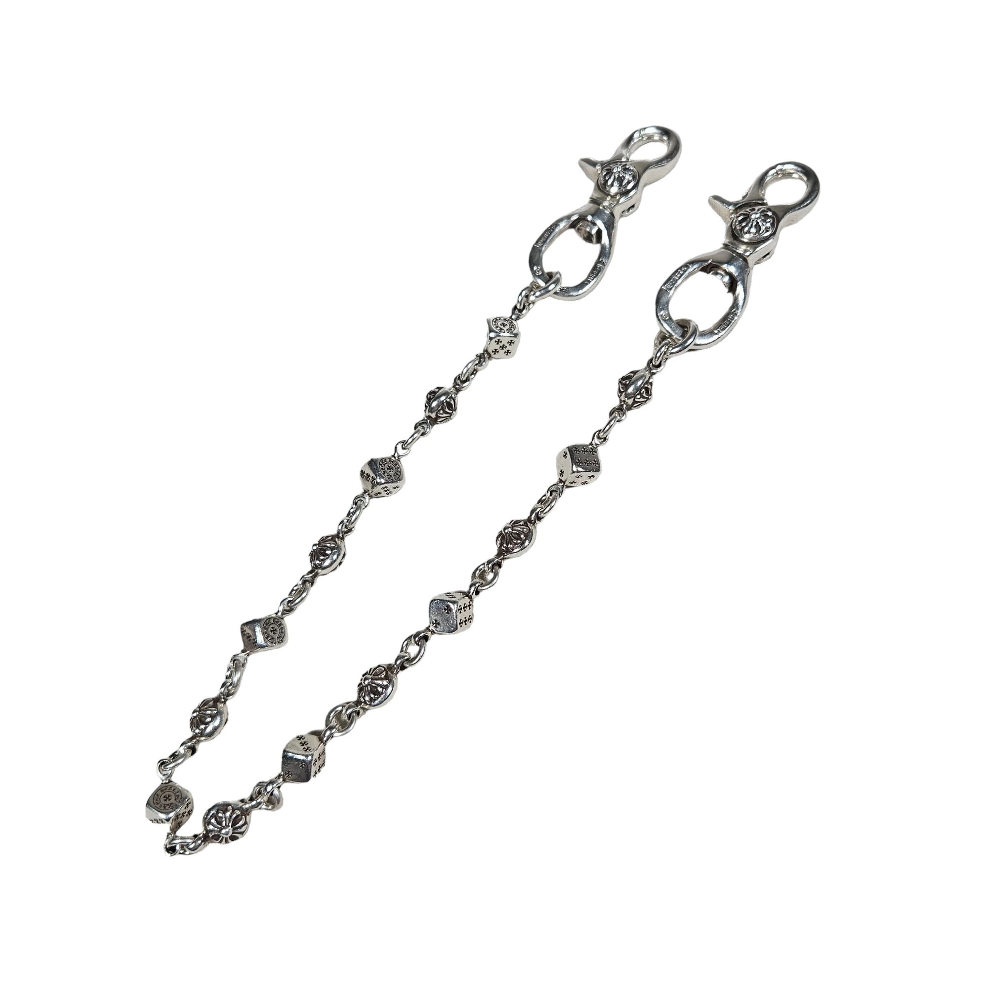 Chrome Hearts dice wallet chain