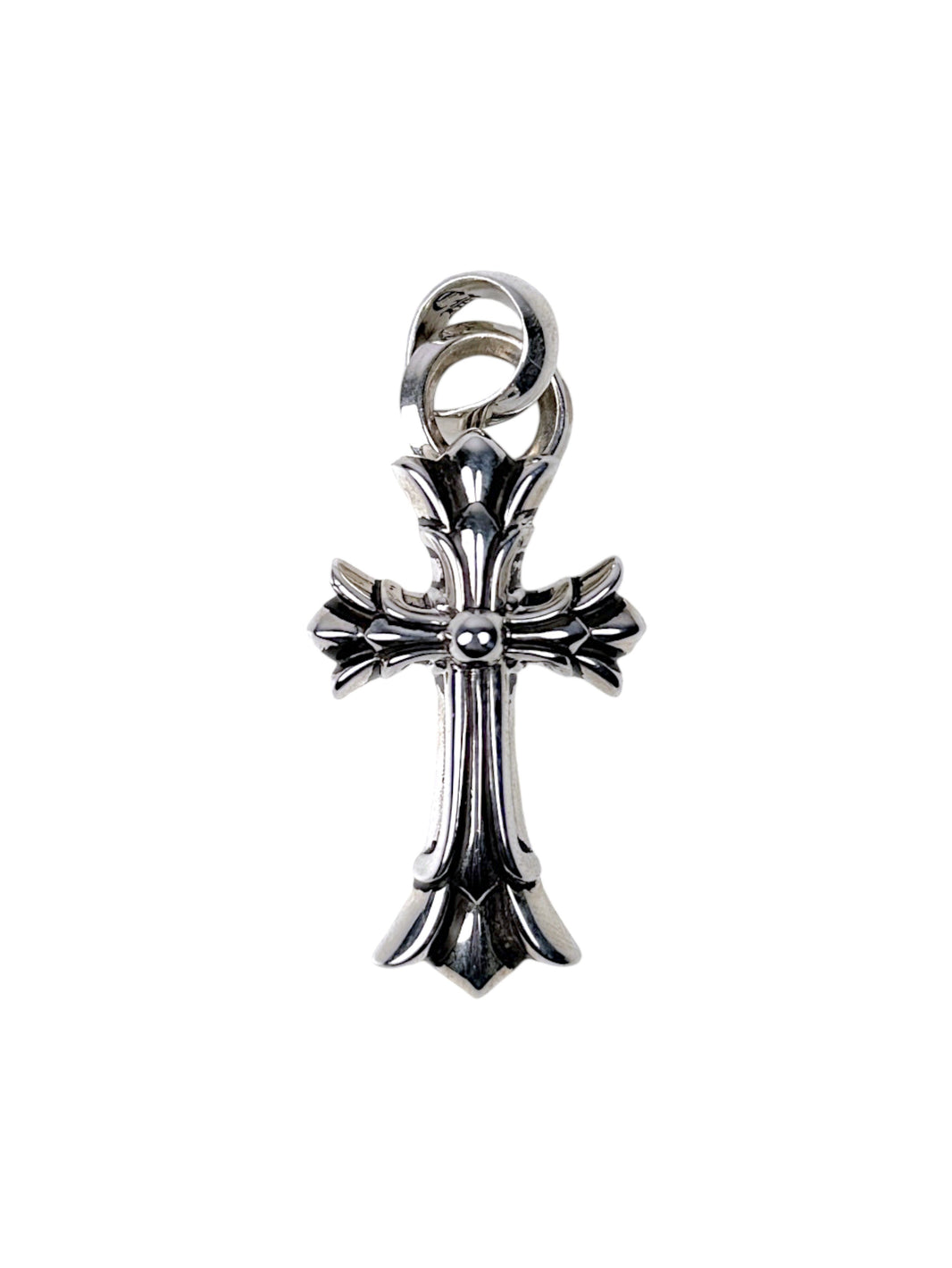 Chrome Hearts Double Cross Pendant .925 Sterling Silver