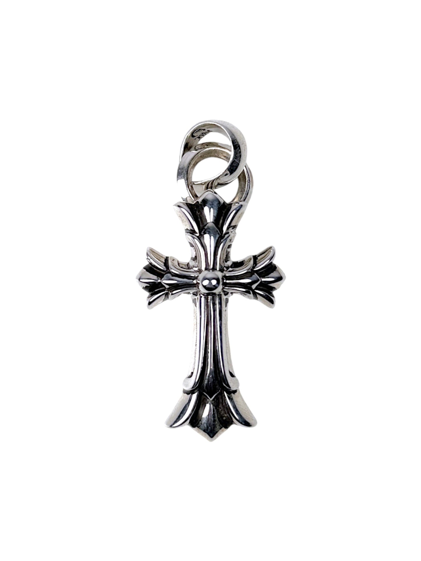 Chrome Hearts Double Cross Pendant .925 Sterling Silver
