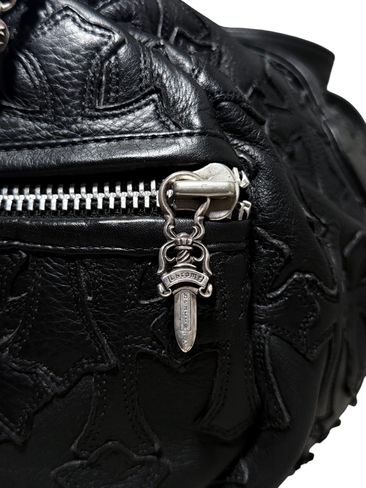 Chrome Hearts Cemetery Cross Patch Duffle Bag Large (S) Genuine