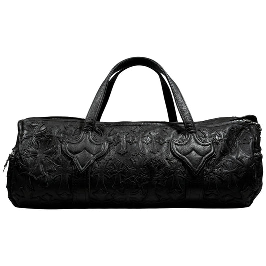Chrome Hearts Cemetery Cross Patch Duffle Bag Large (S) Authentic Duffle Bags