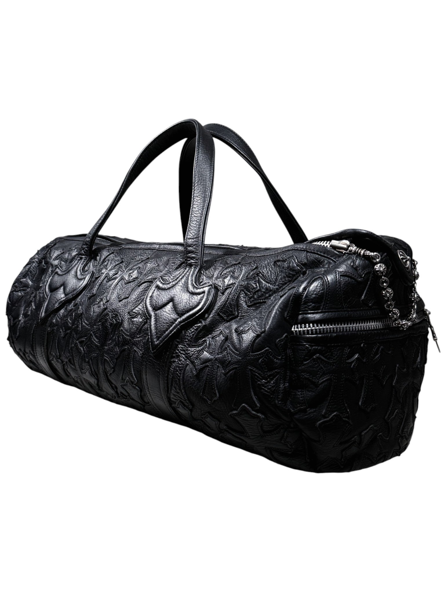 Chrome Hearts Cemetery Cross Patch Duffle Bag Large (S) Archival