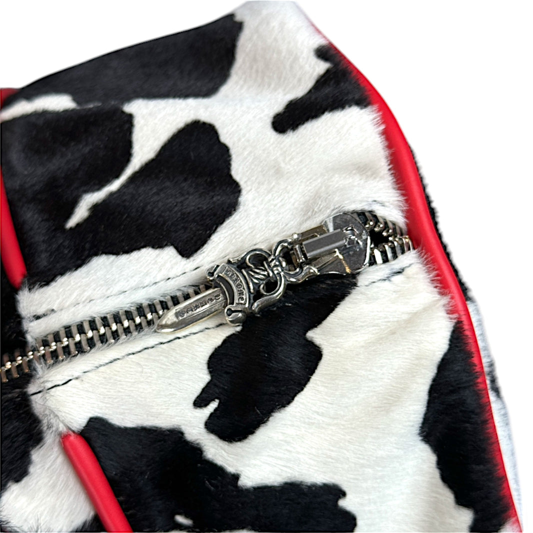Chrome Hearts Cow Fur Triple Cross Boston Duffle Bag Authenticated Designer