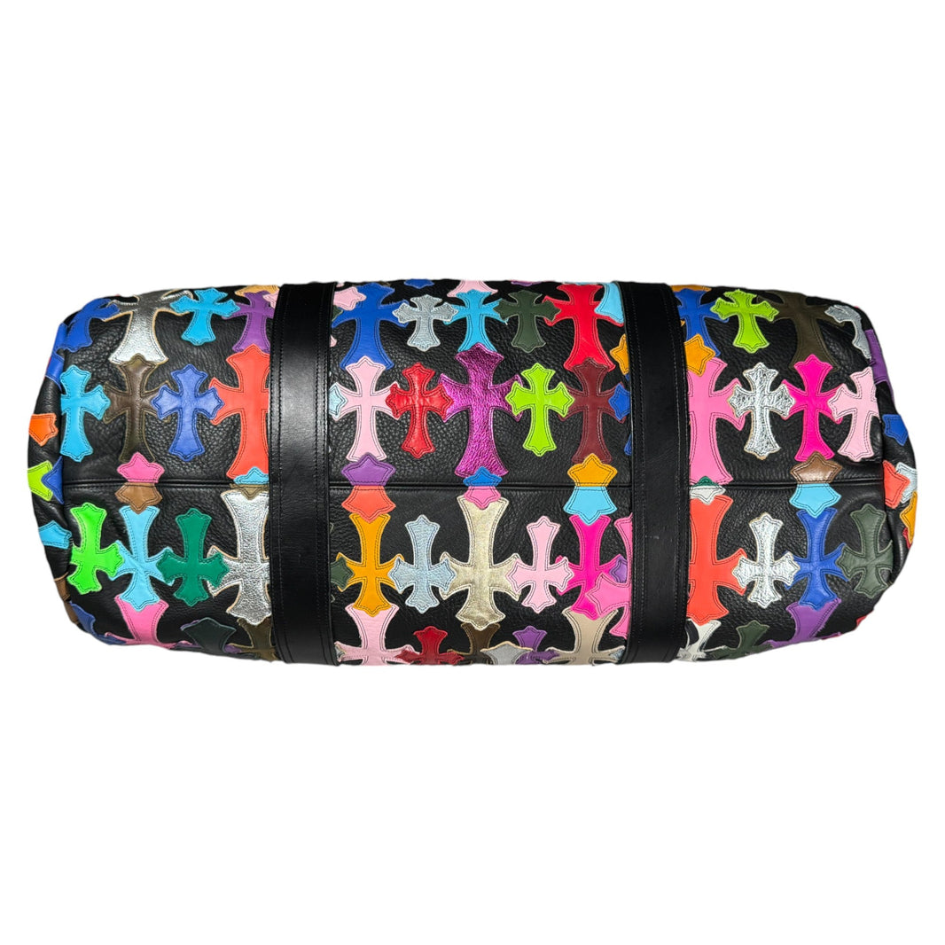 Chrome Hearts Multicolor Cross Patch Duffle Bag Large Authenticated Designer